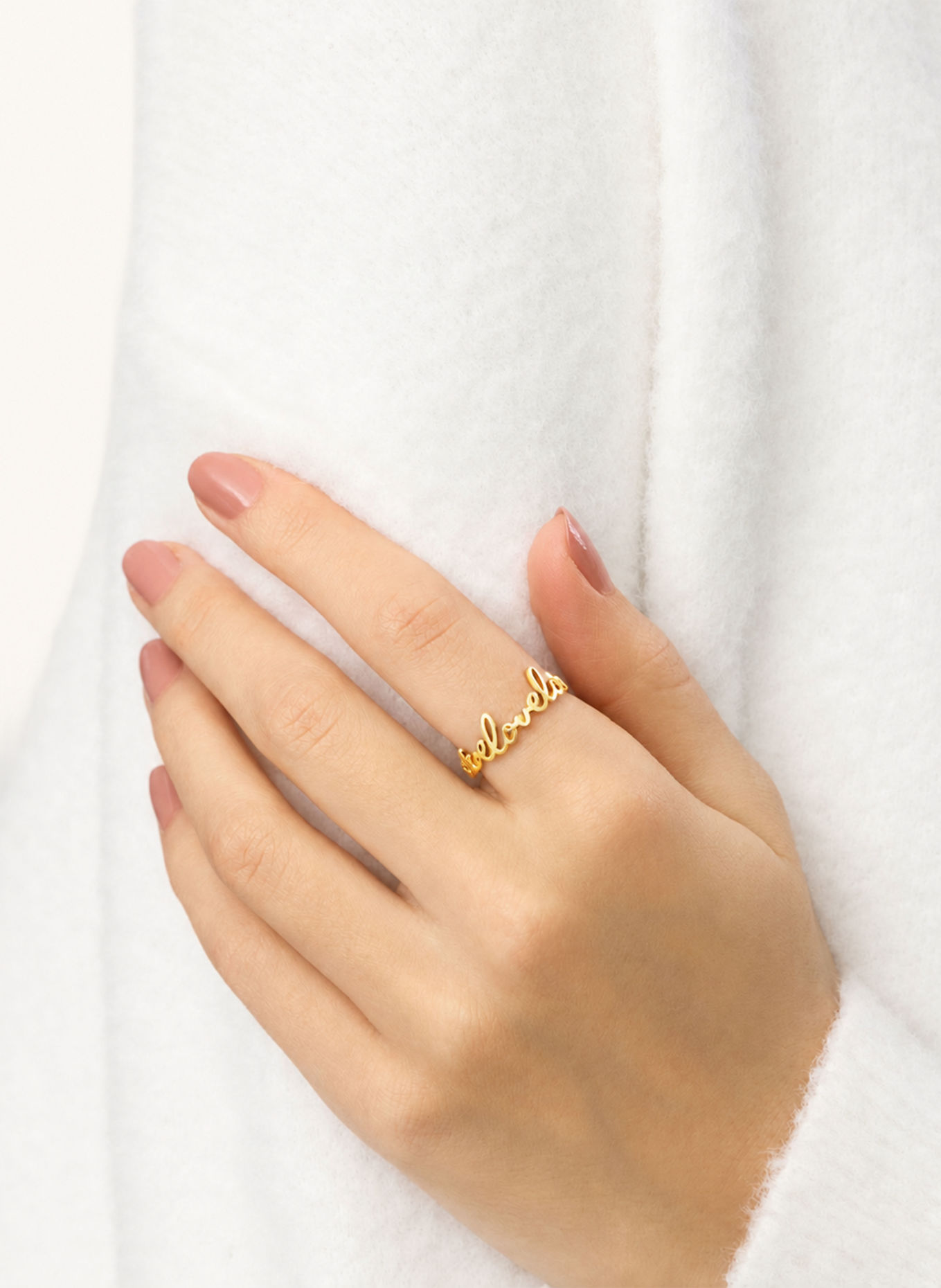 LULU Copenhagen Ring FOR MY LOVE: GOLD