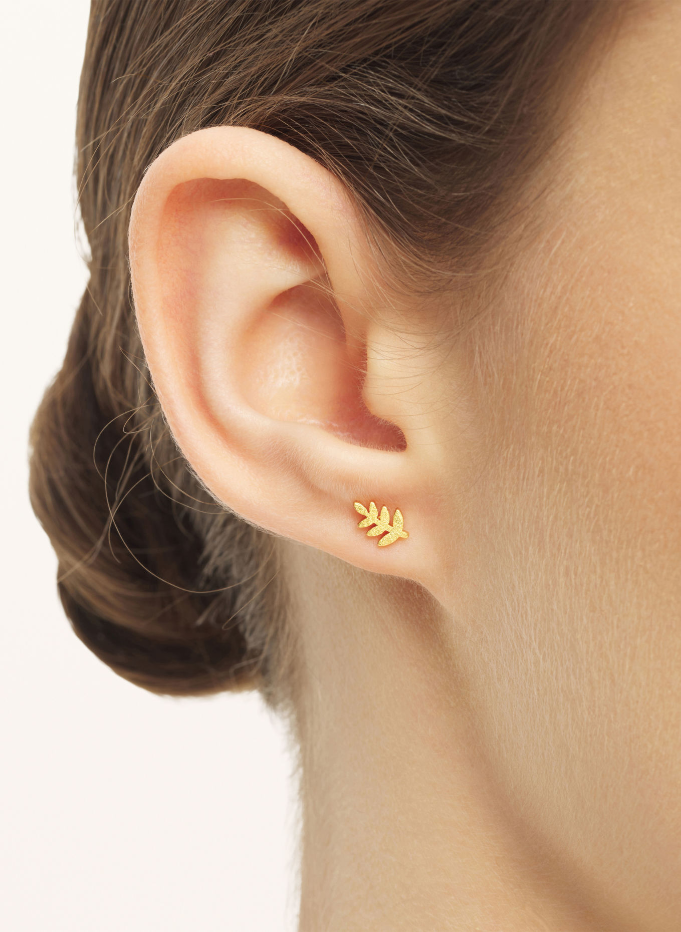 LULU Copenhagen Ohrstecker OLIVE BRANCH: GOLD