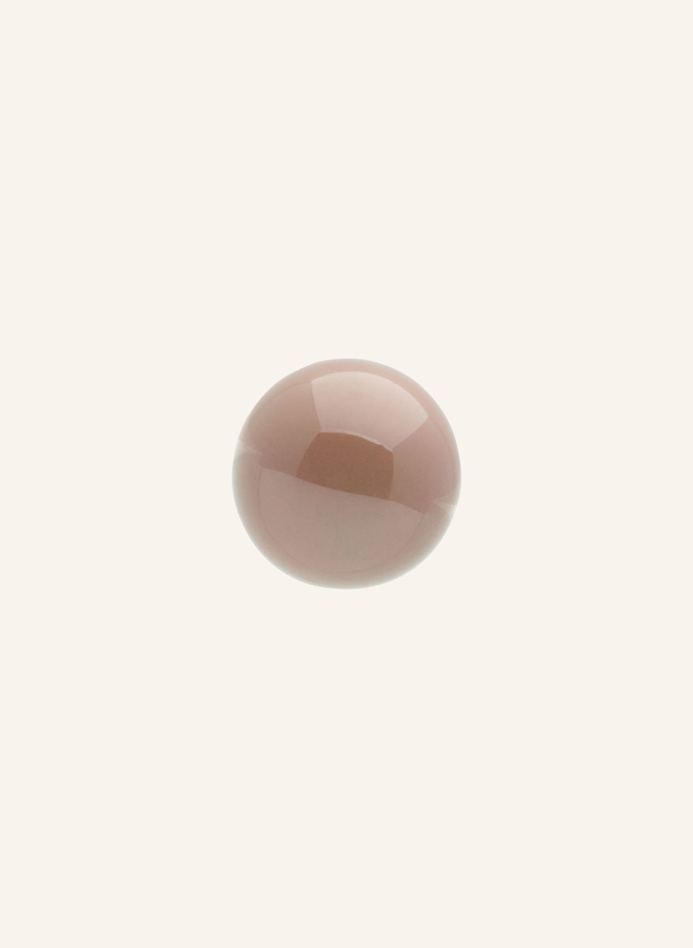 LULU Copenhagen Ohrstecker COLOR BALL: GOLD / BRAUN