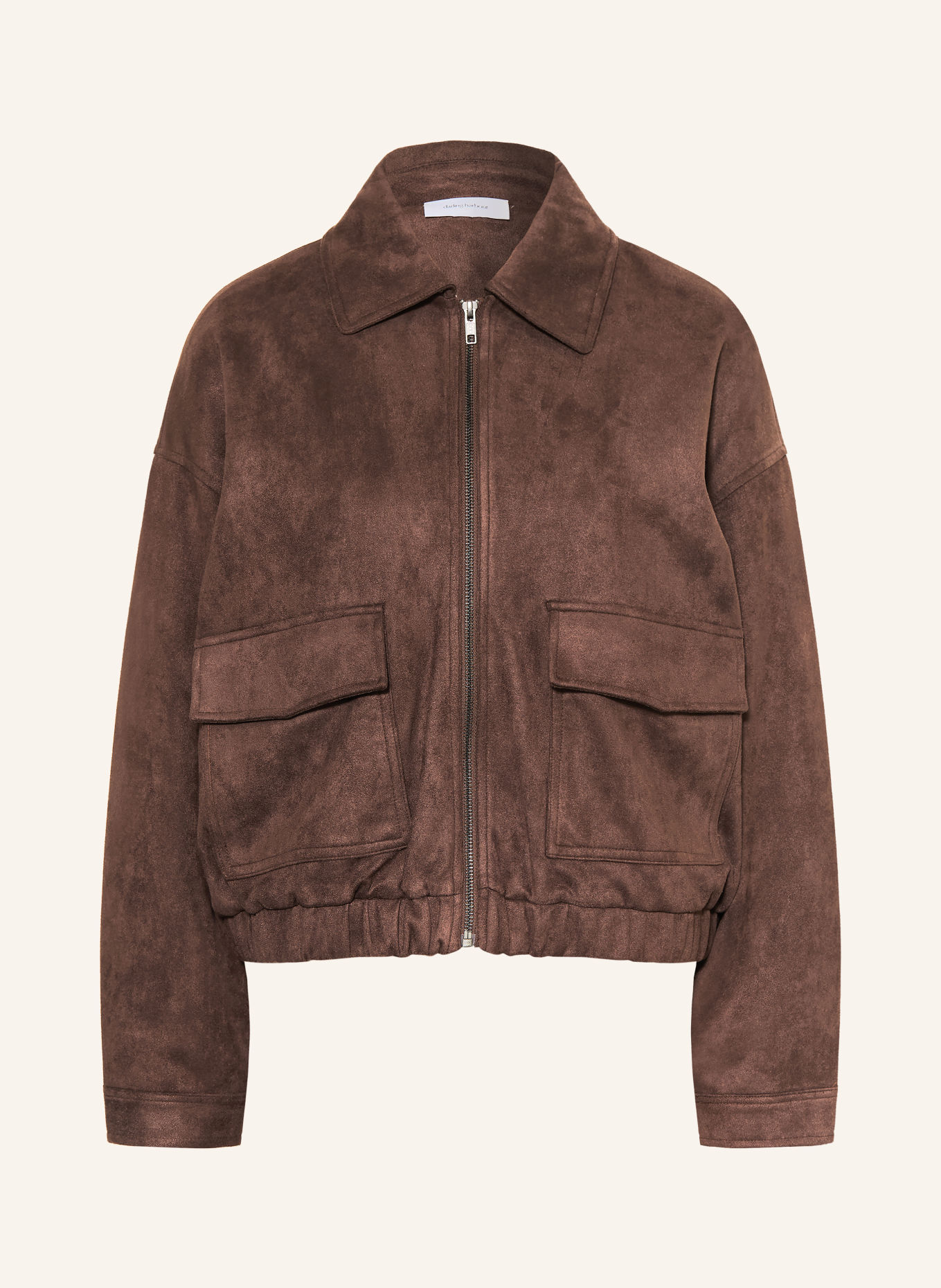 darling harbour Veste aspect cuir: DARK BROWN