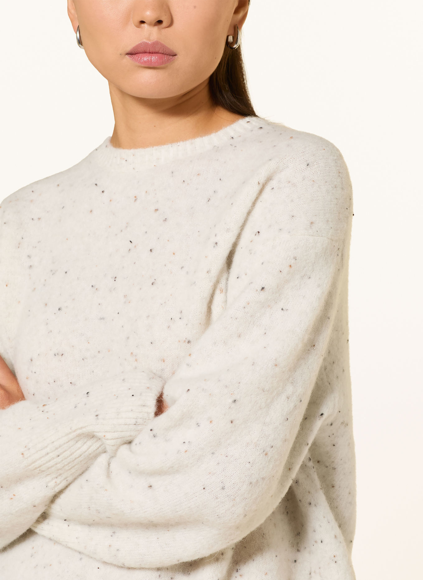 MARELLA Pull MLLALCALI: BLANC / MARRON / GRIS