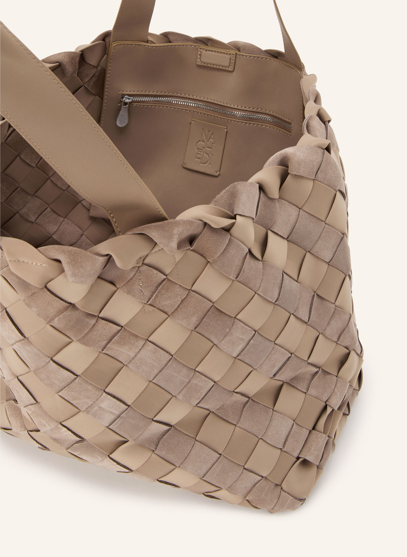 Naghedi Sac cabas COMO MEDIUM: TAUPE