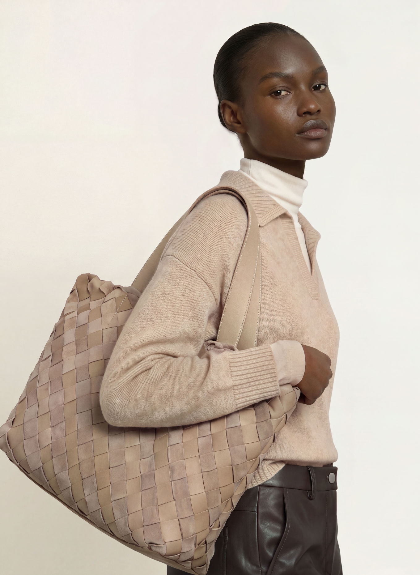 Naghedi COMO MEDIUM Shoppers: TAUPE