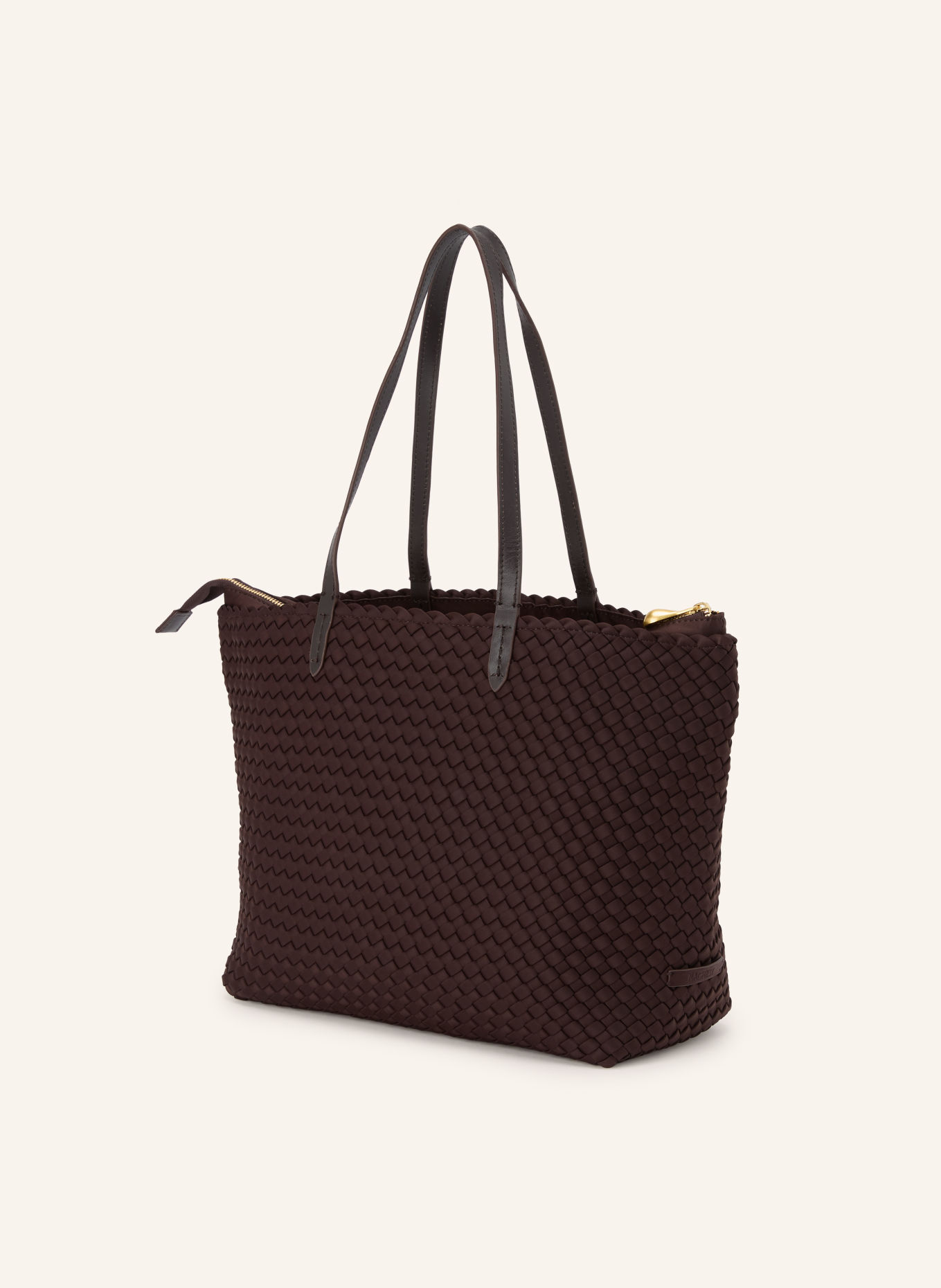 Naghedi Sac cabas JET SETTER SMALL: MARRON FONCÉ