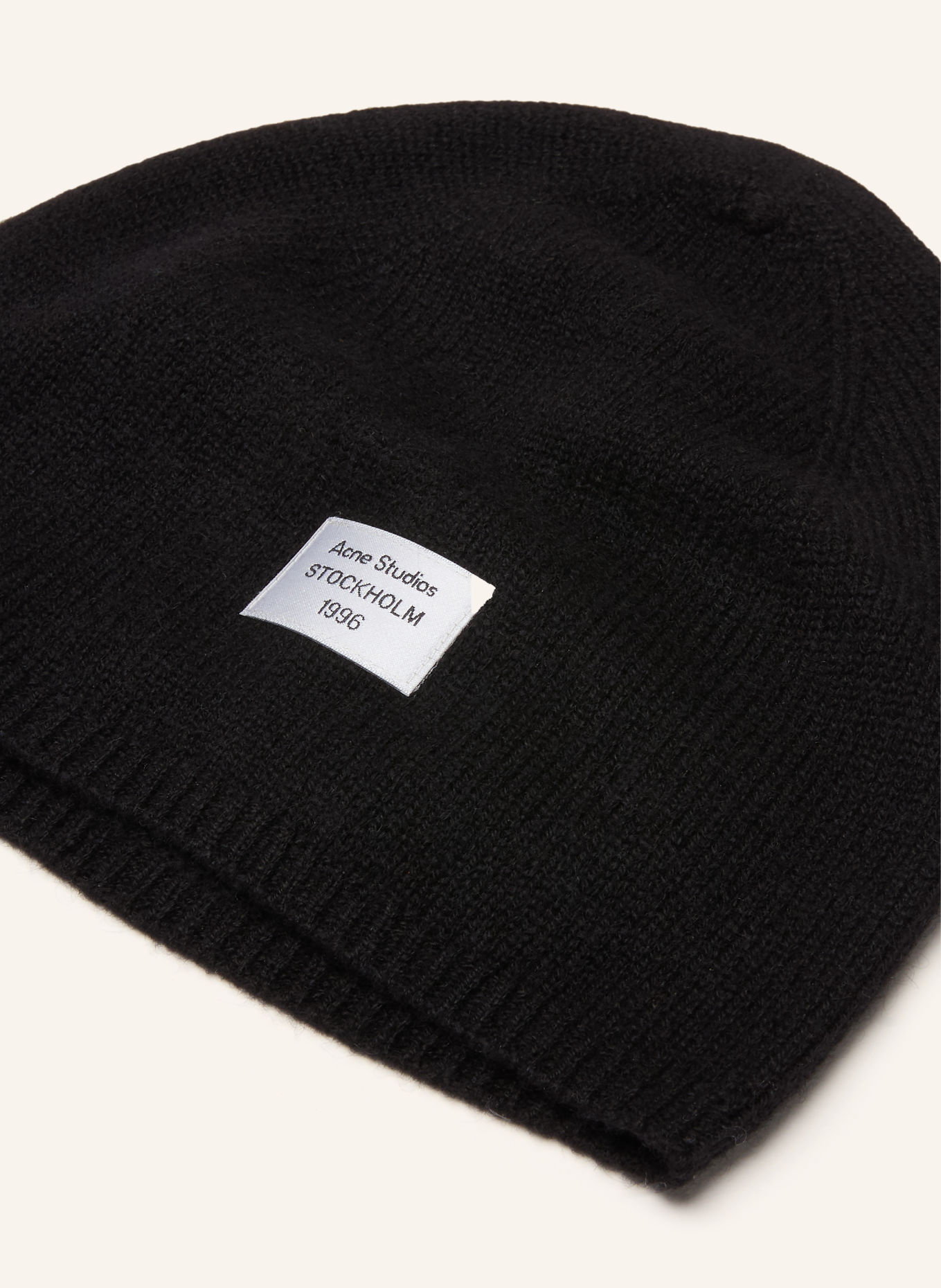 Acne Studios Bonnet en cachemire: NOIR