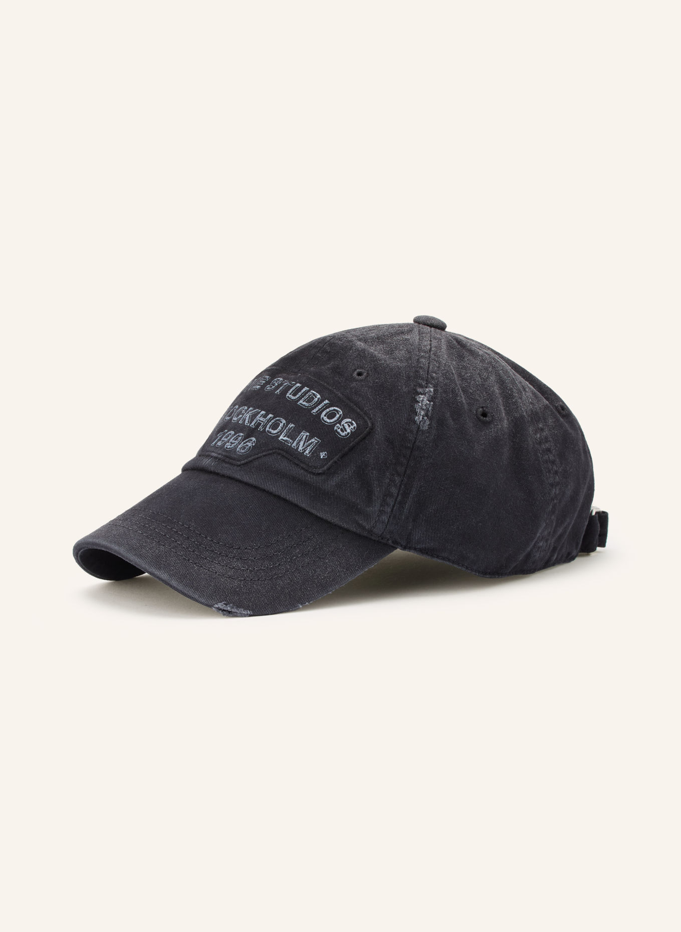 Acne Studios Șapcă din denim: NEGRU