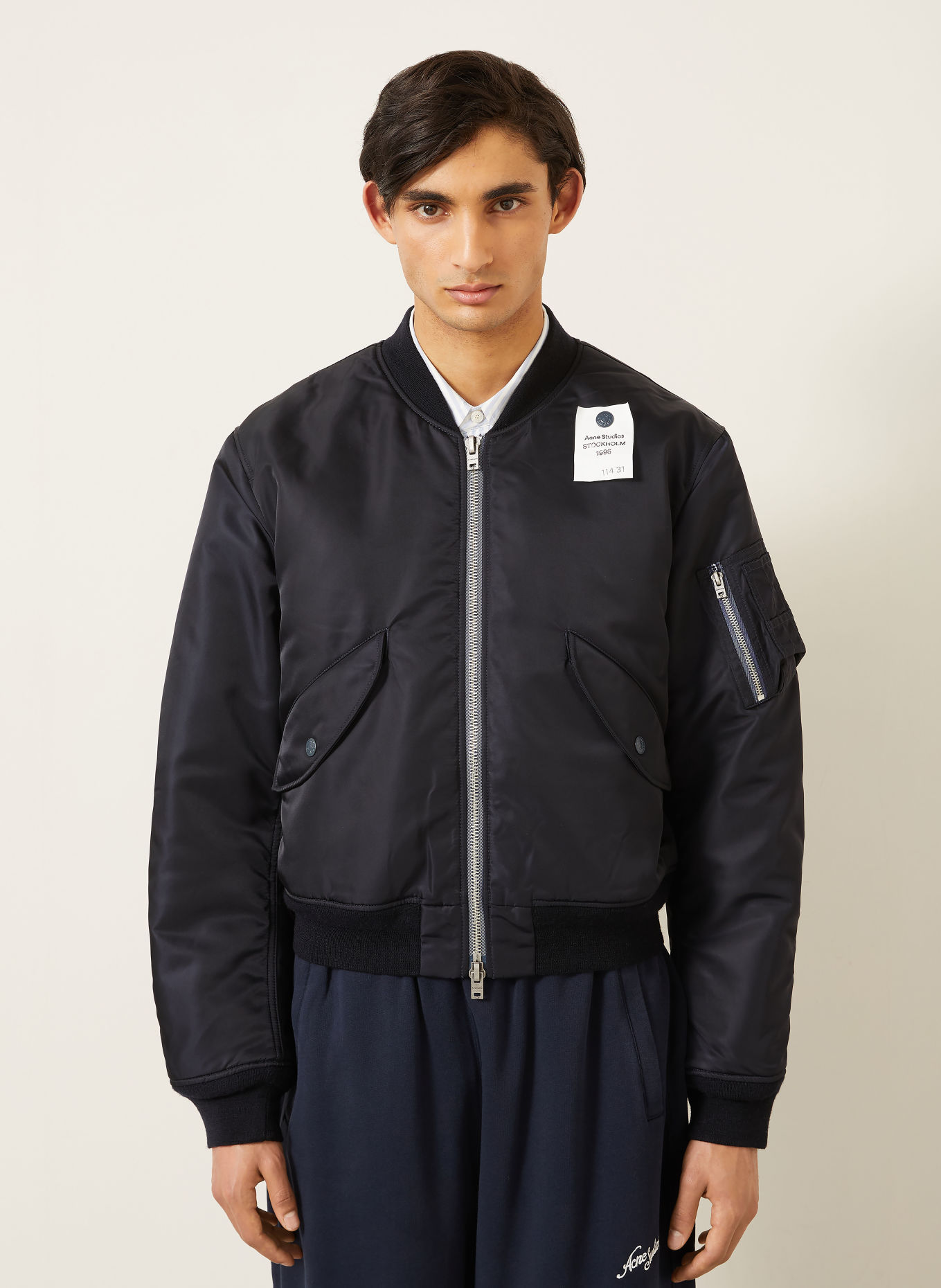 Acne Studios Blouson: DONKERBLAUW