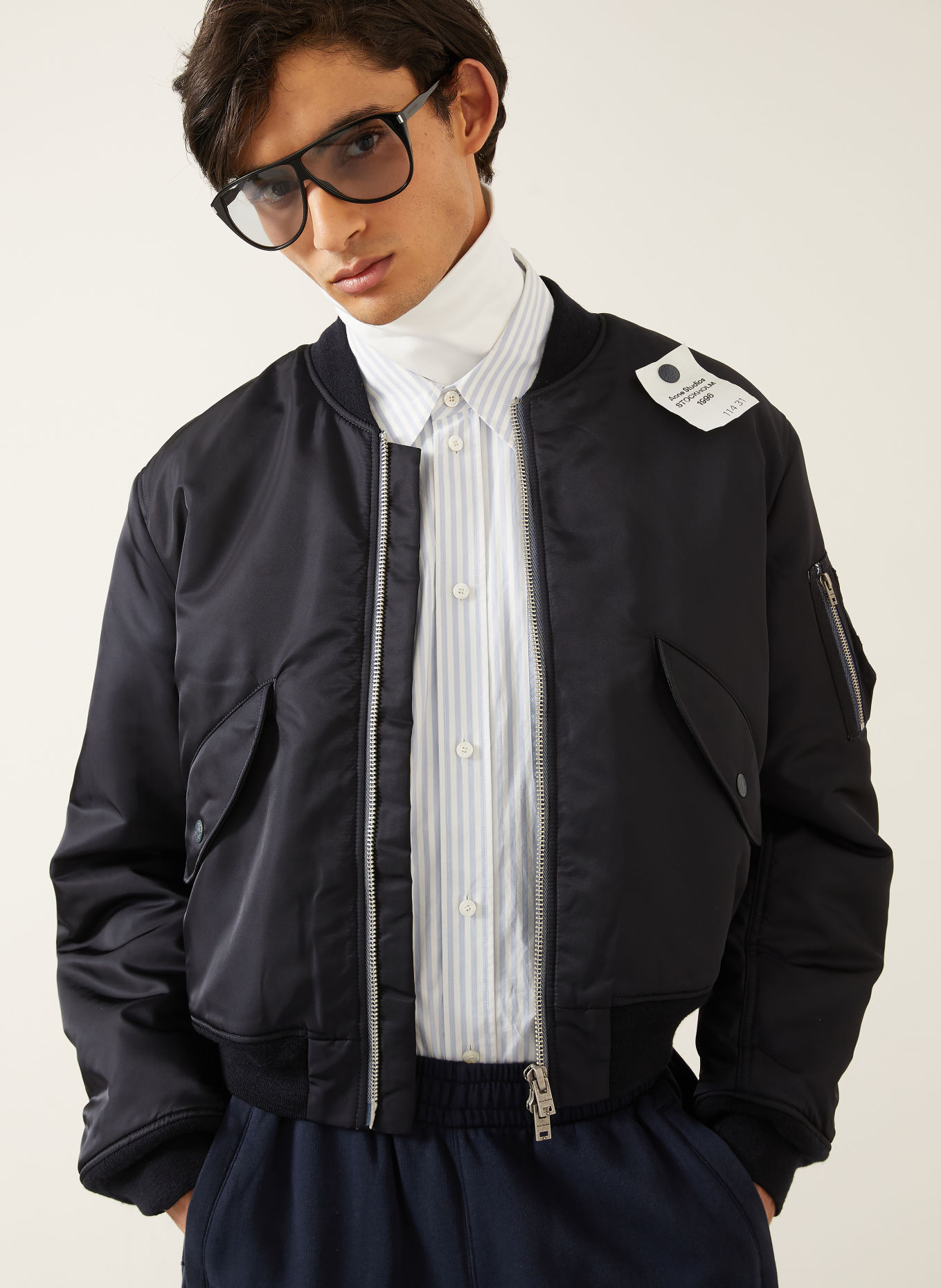 Acne Studios Blouson: DONKERBLAUW