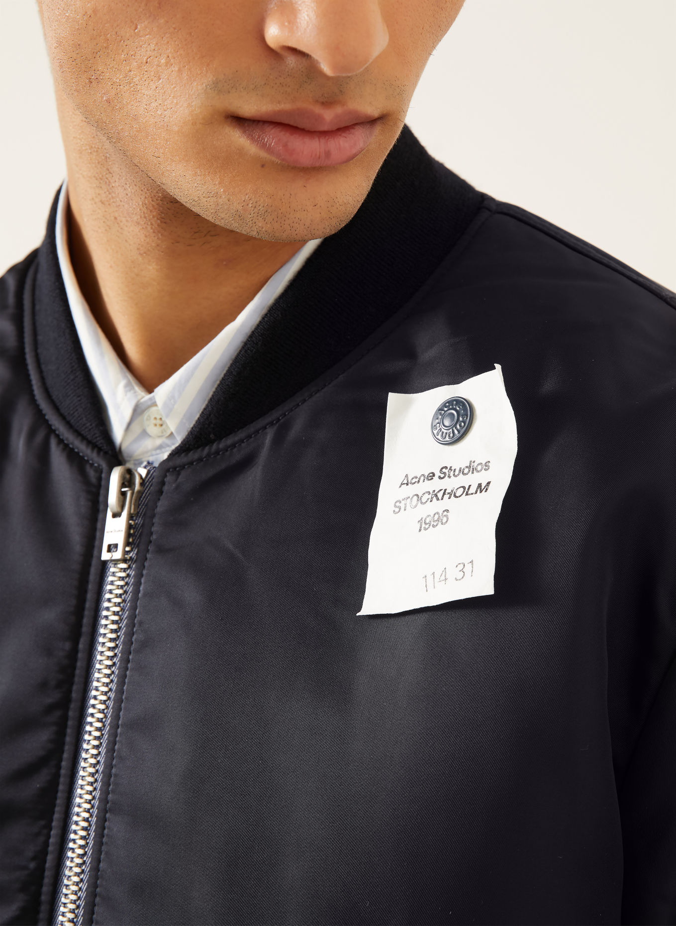Acne Studios Blouson: DONKERBLAUW