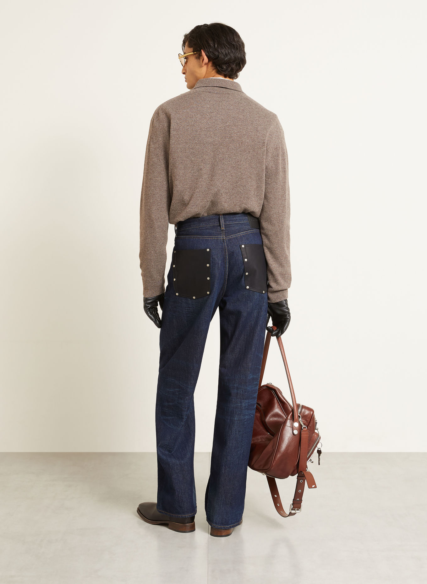 Acne Studios Jeans 1981 Tapered Fit: 838 DARK BLUE
