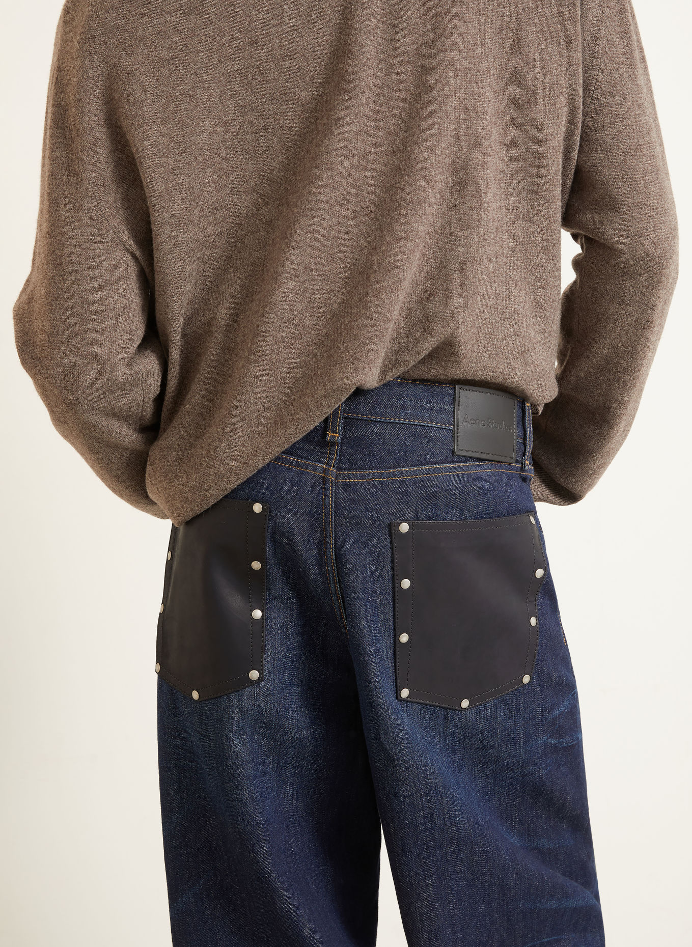 Acne Studios Jeans 1981 Tapered Fit: 838 DARK BLUE