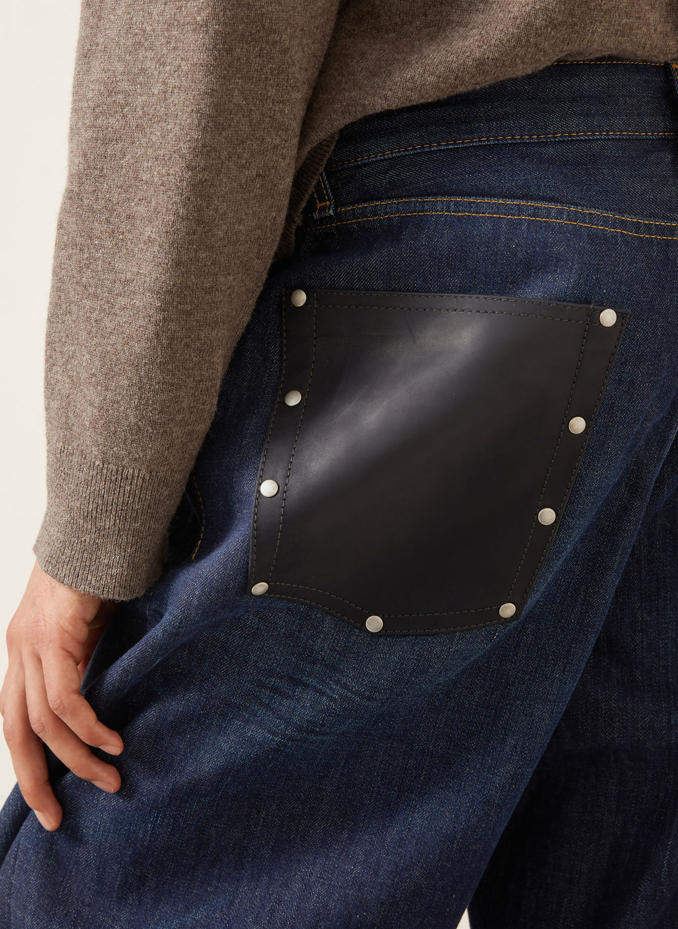 Acne Studios Jeans 1981 Tapered Fit: 838 DARK BLUE