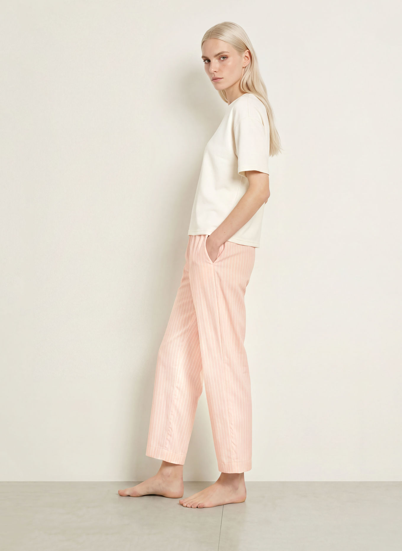 zimmerli Pajama bottoms: ROSE / WHITE