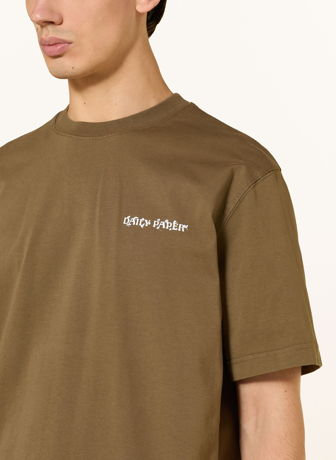 DAILY PAPER WISH PLANT SHIELD T-shirt: BROWN