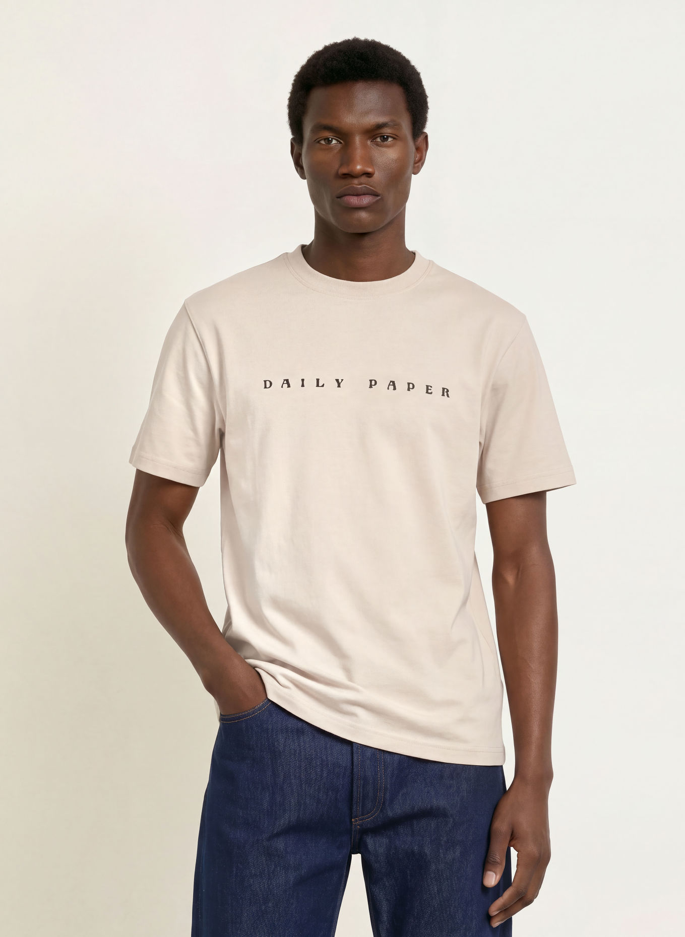 DAILY PAPER ALIAS DIAS T-shirt: BEIGE