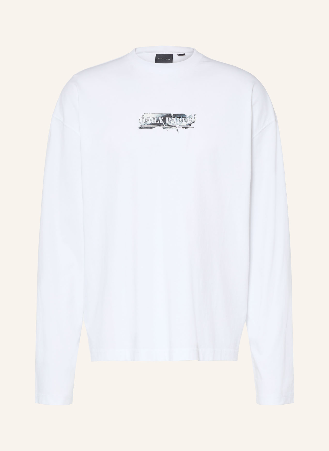 DAILY PAPER Longsleeve: WEISS