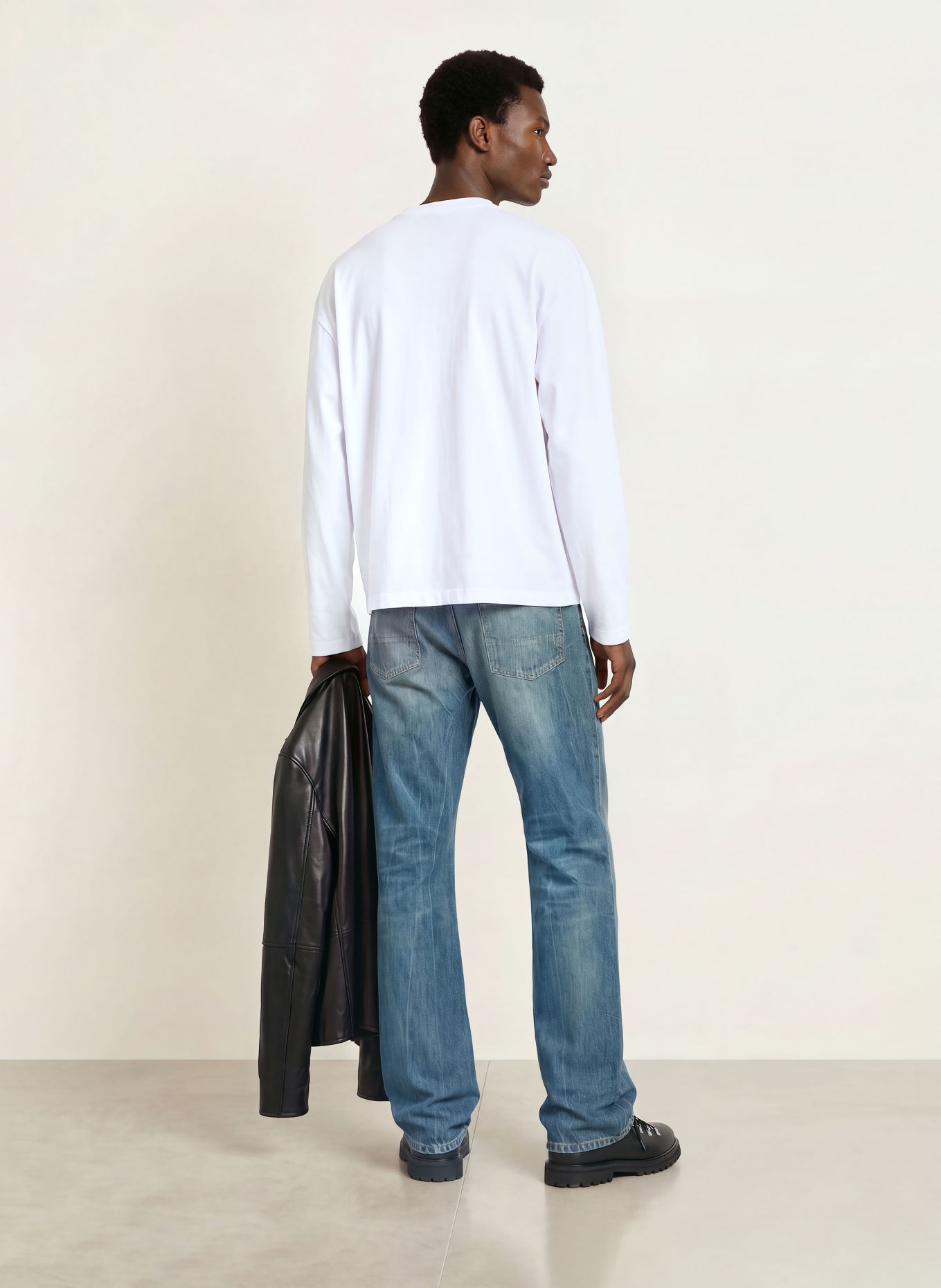 DAILY PAPER Longsleeve: WEISS