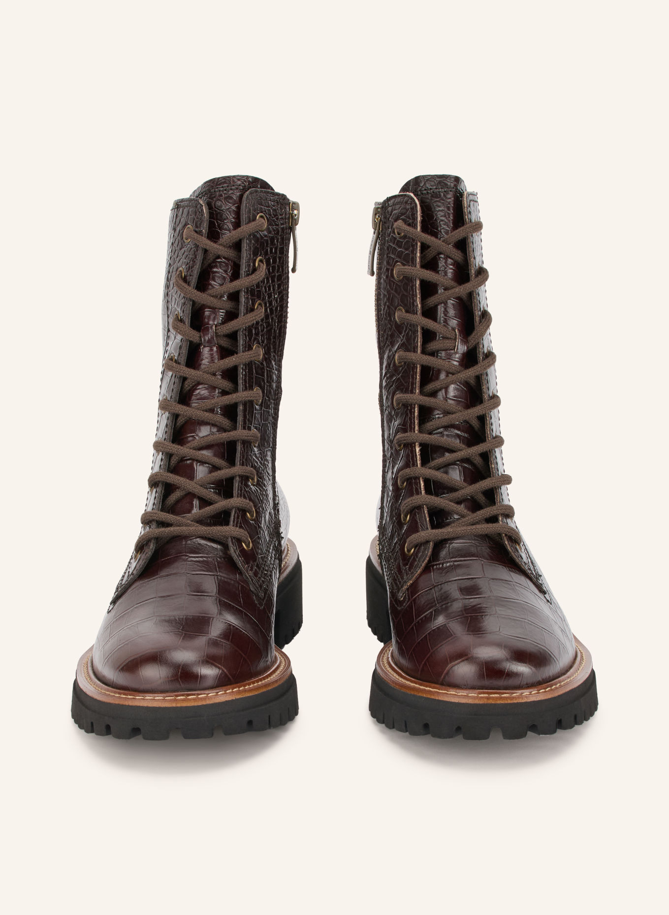 paul green Schnürboots: DUNKELBRAUN