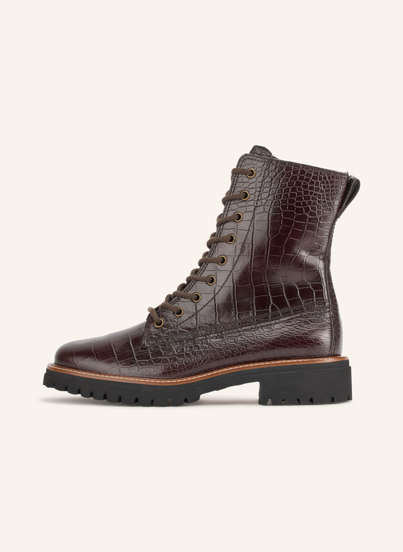 paul green Schnürboots: DUNKELBRAUN