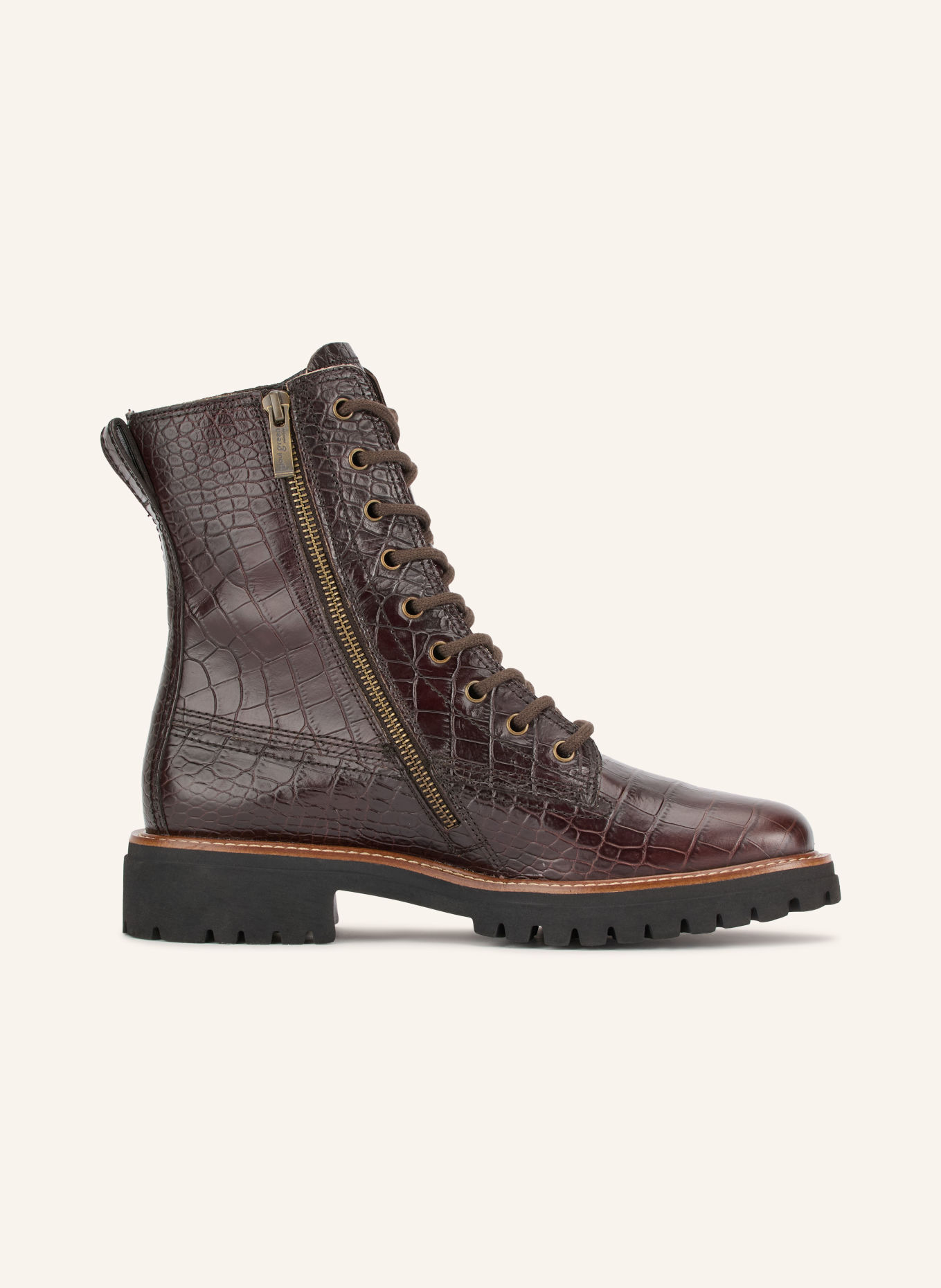paul green Schnürboots: DUNKELBRAUN
