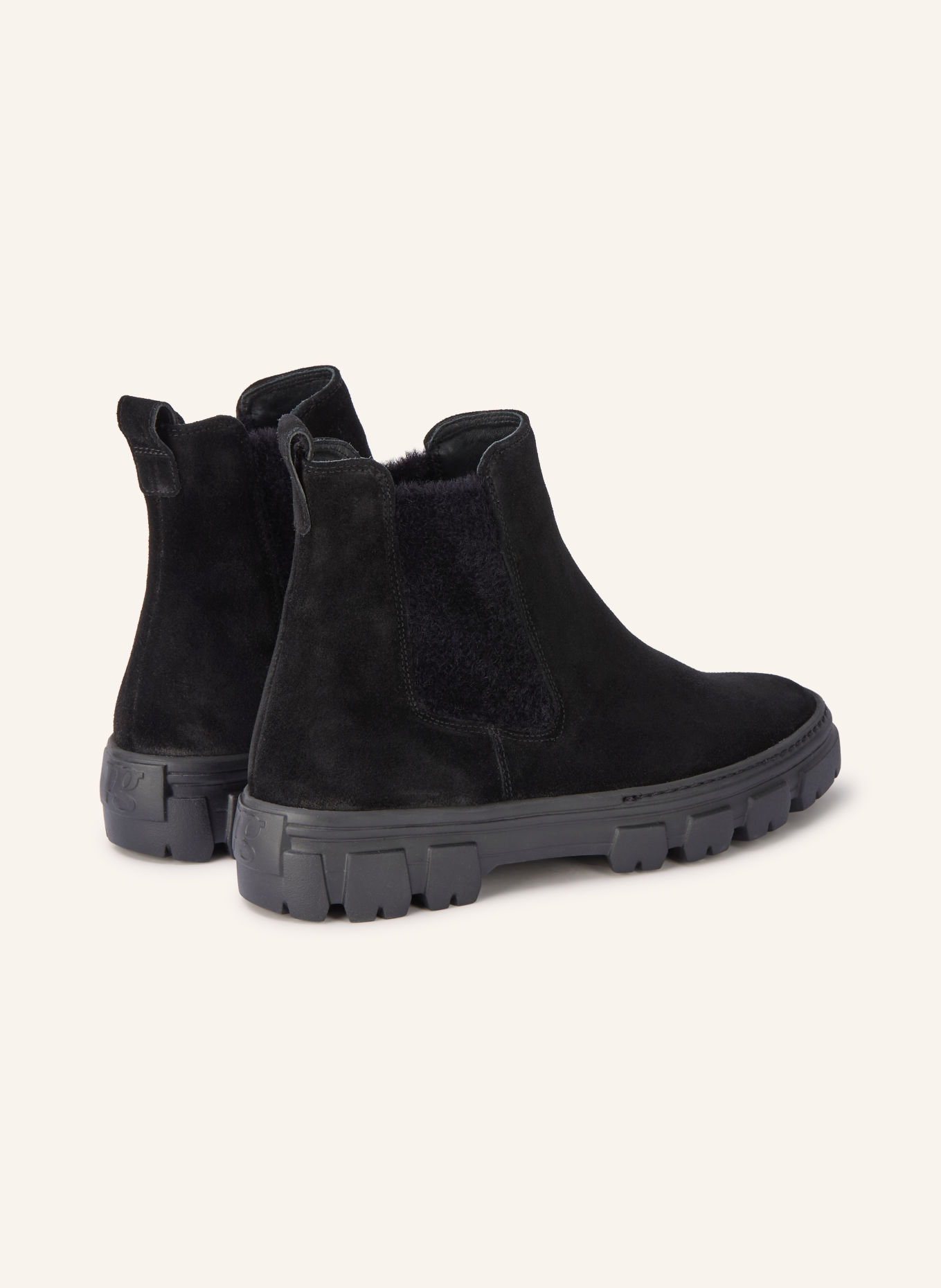 paul green Chelsea boots: BLACK