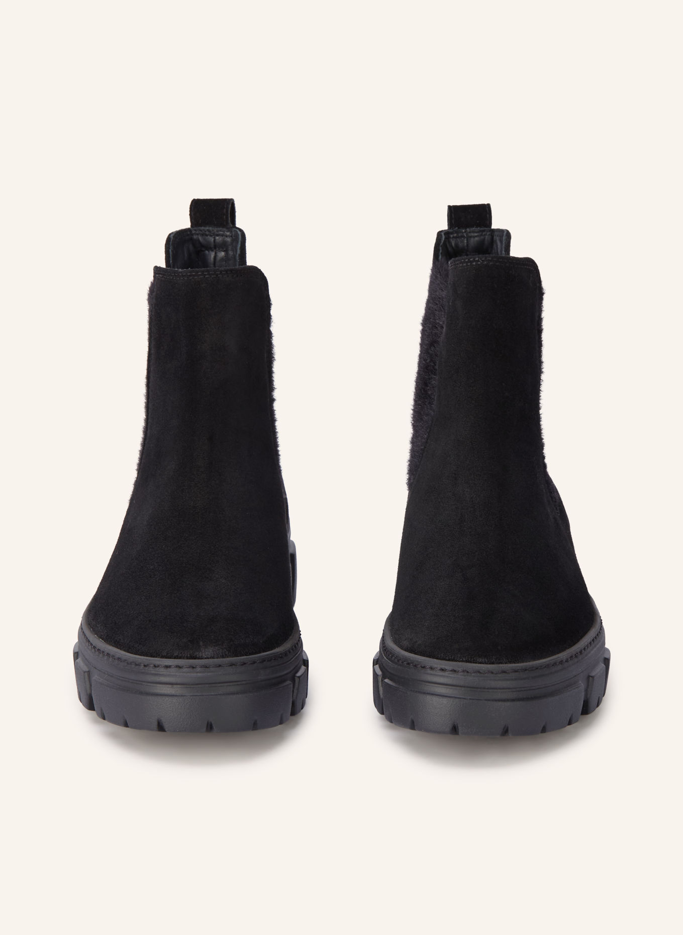 paul green Chelsea boots: BLACK