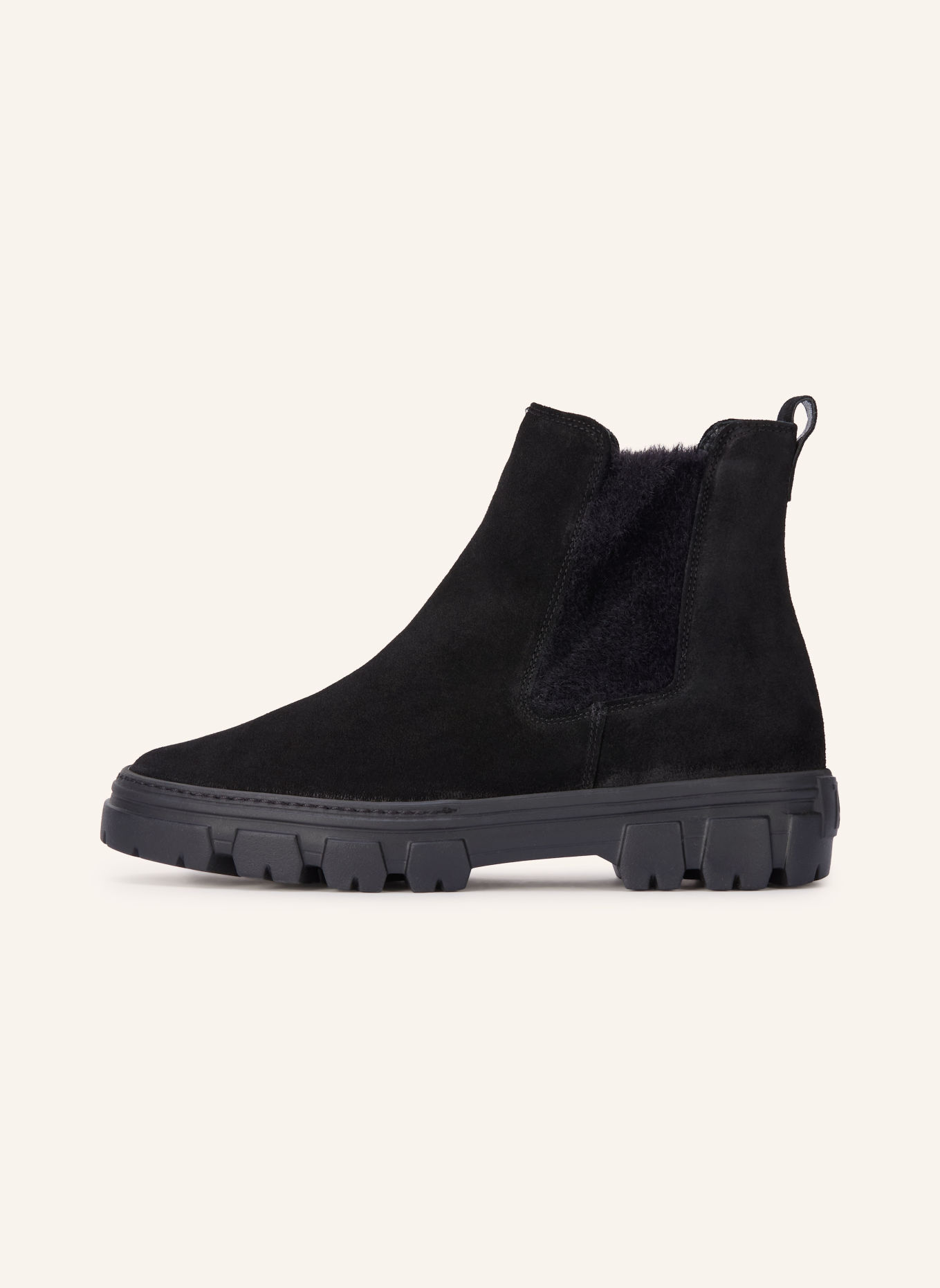 paul green Chelsea boots: BLACK