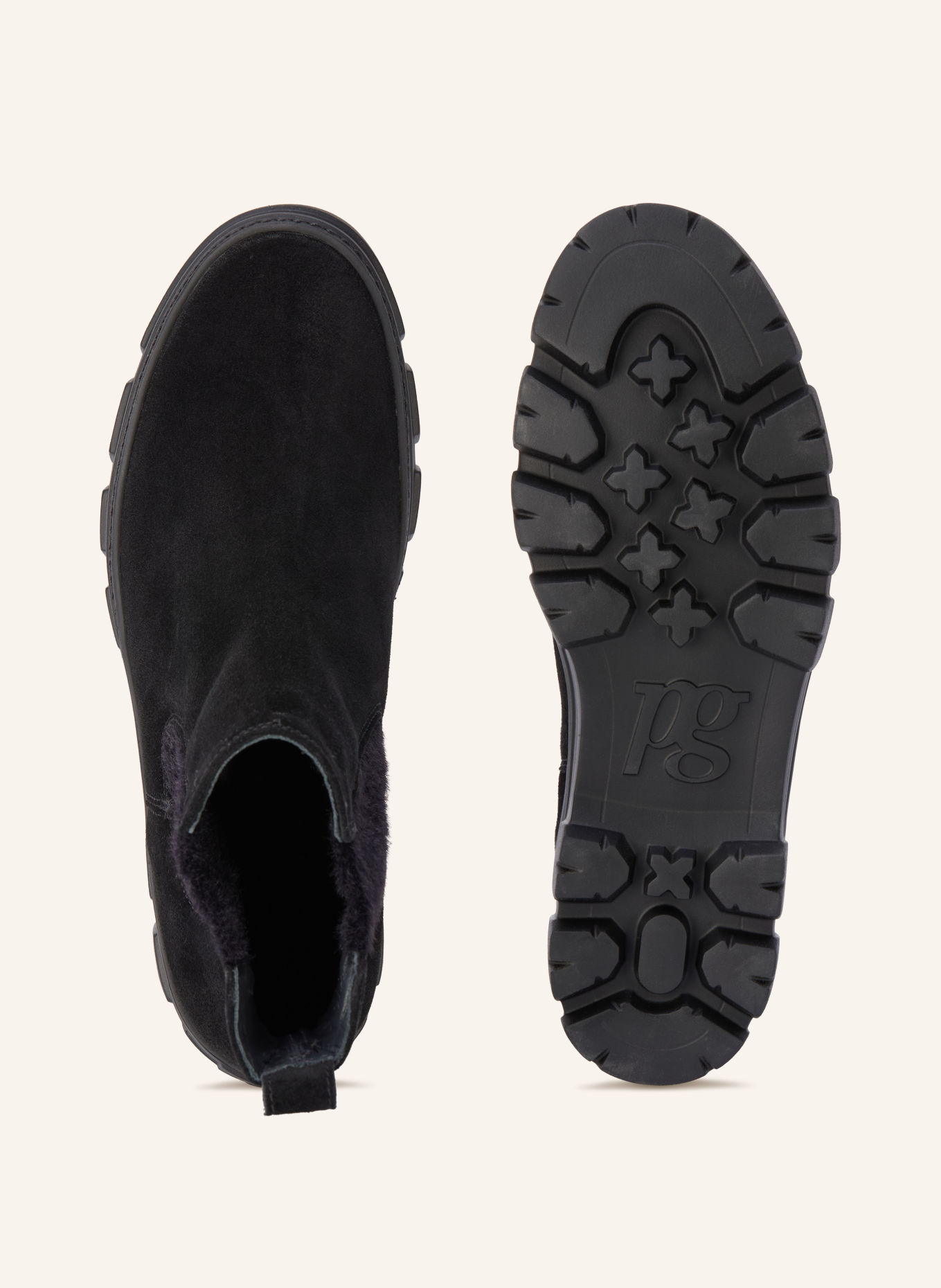 paul green Chelsea boots: BLACK