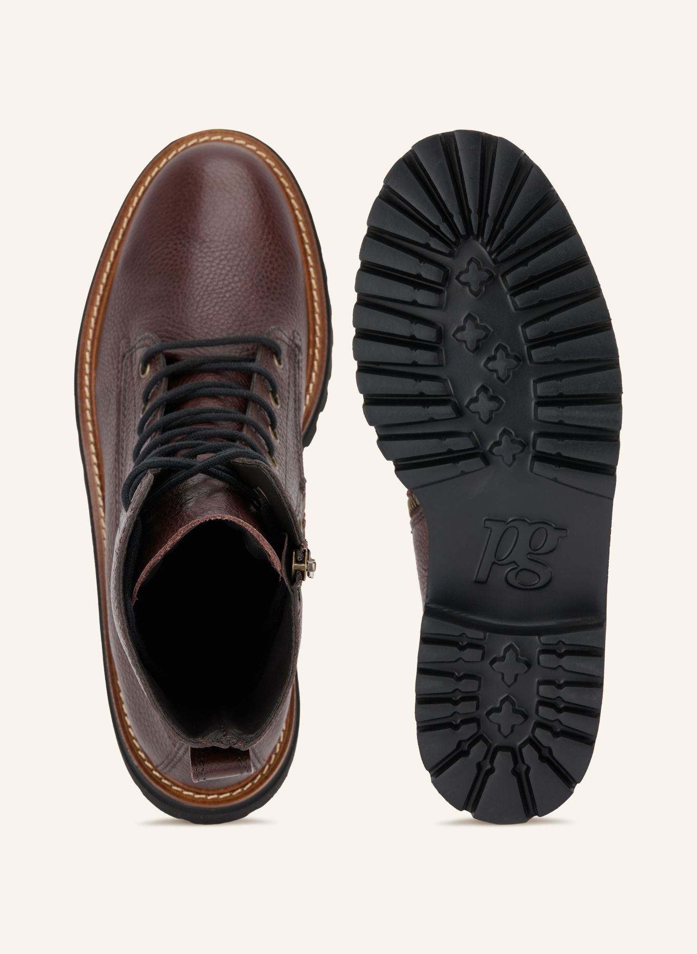 paul green Schnürboots: DUNKELBRAUN