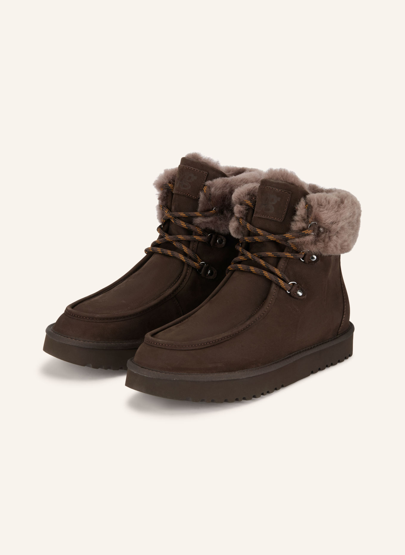 paul green Schnürboots: DUNKELBRAUN