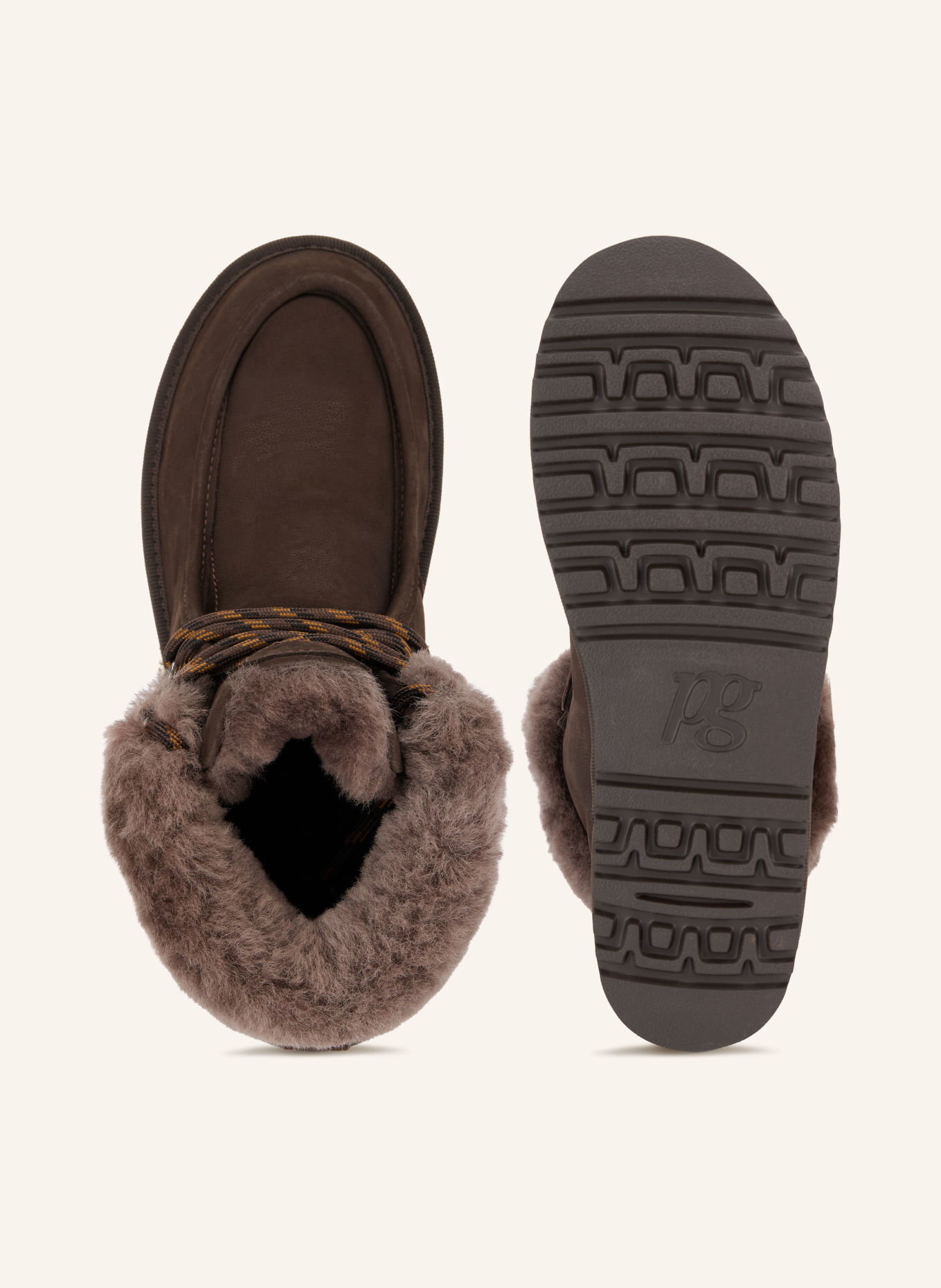 paul green Schnürboots: DUNKELBRAUN