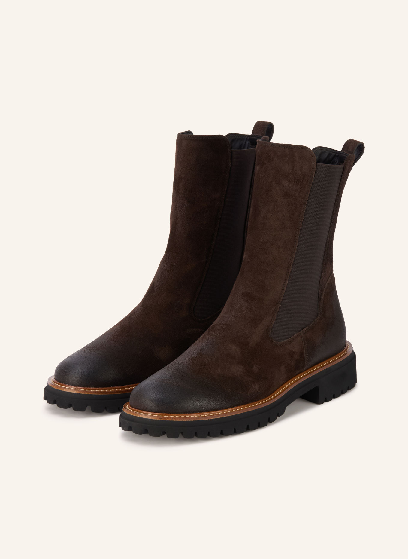 paul green Chelsea boots: DARK BROWN