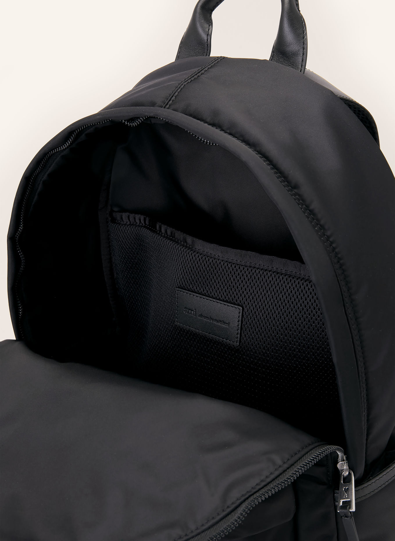 AMI PARIS Backpack: BLACK