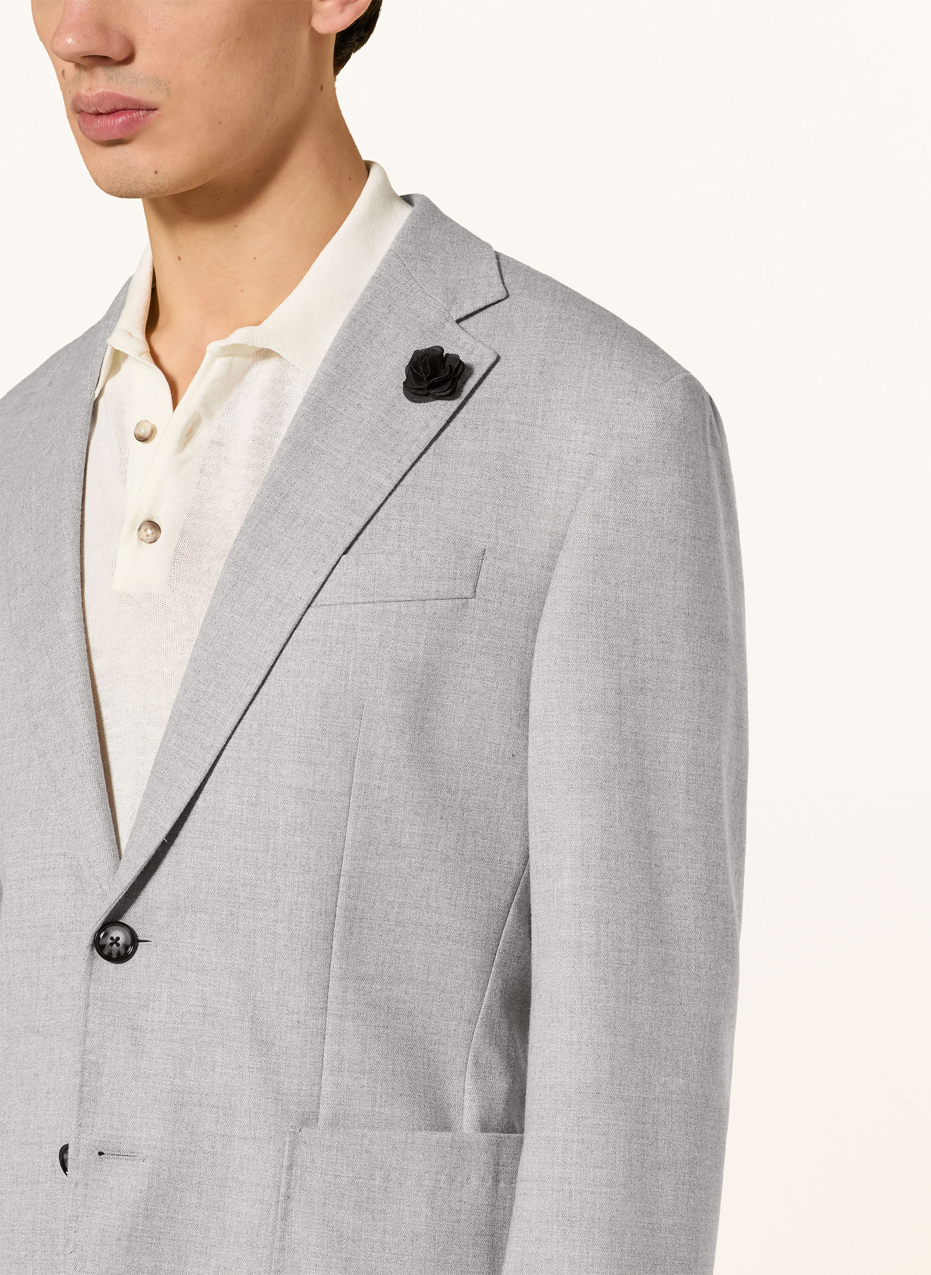 JOOP! Anzugsakko HOVEREST Slim Fit: 060 Open Grey 060