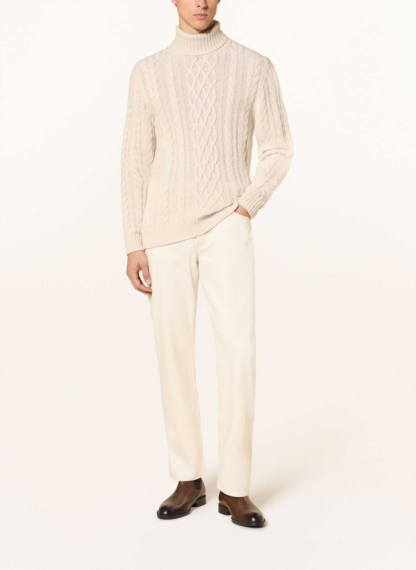 JOOP! Rollkragenpullover LERRESTO: ECRU