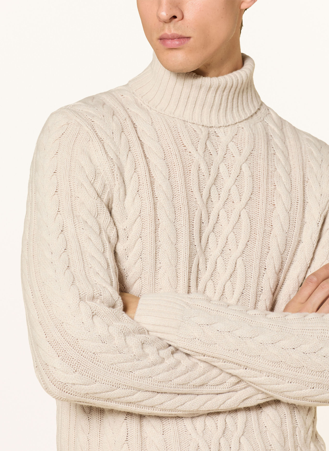 JOOP! Rollkragenpullover LERRESTO: ECRU