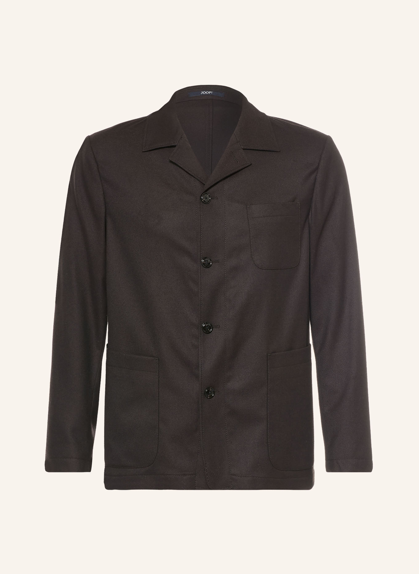 JOOP! Overshirt HOTCAT: TMAVĚ HNĚDÁ