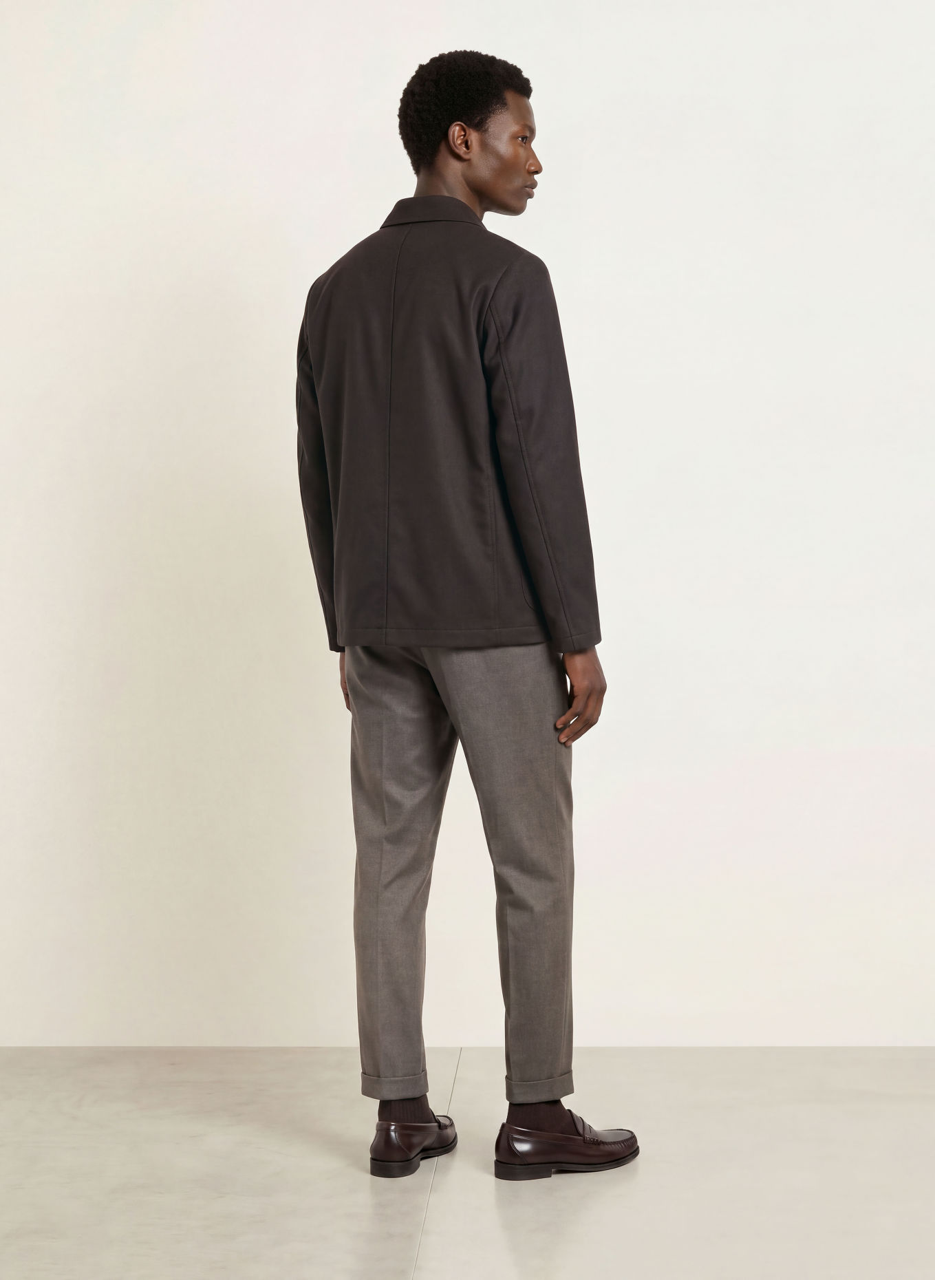 JOOP! Overshirt HOTCAT: TMAVĚ HNĚDÁ