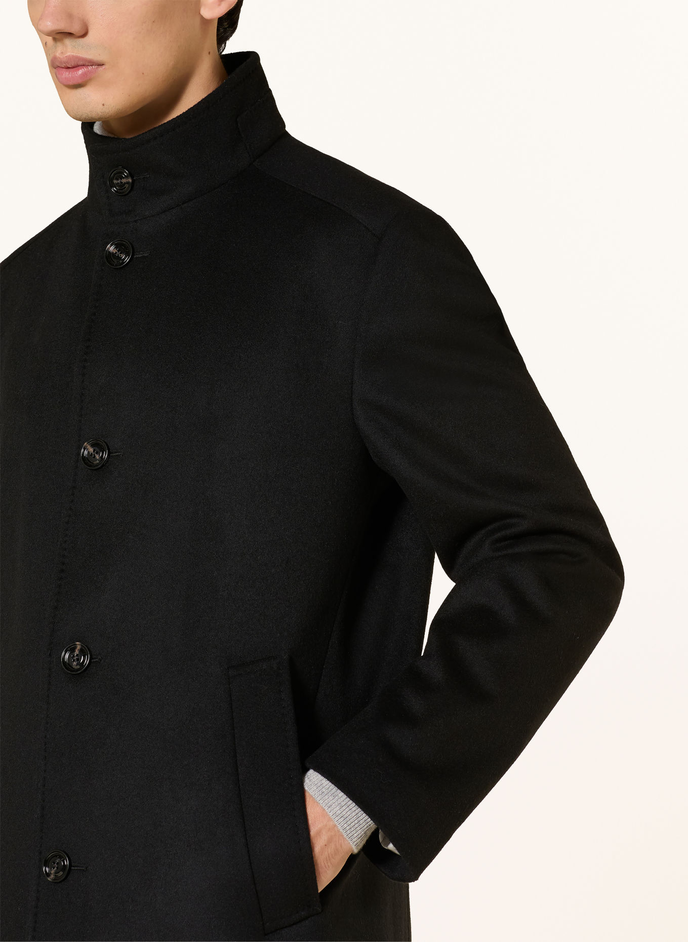 JOOP! MARON Wool coat: BLACK