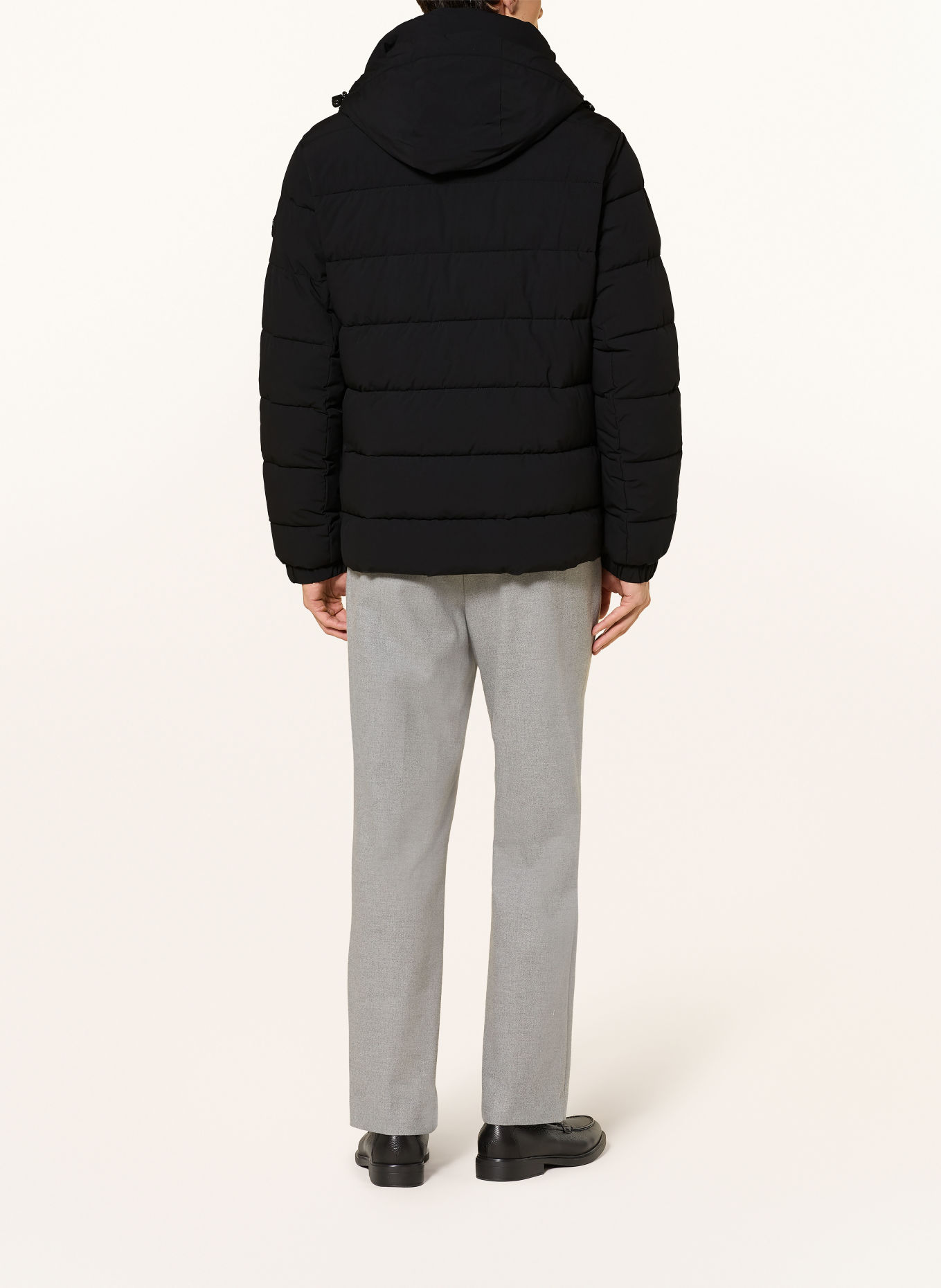 JOOP! DONNAR Quilted Jacket: BLACK