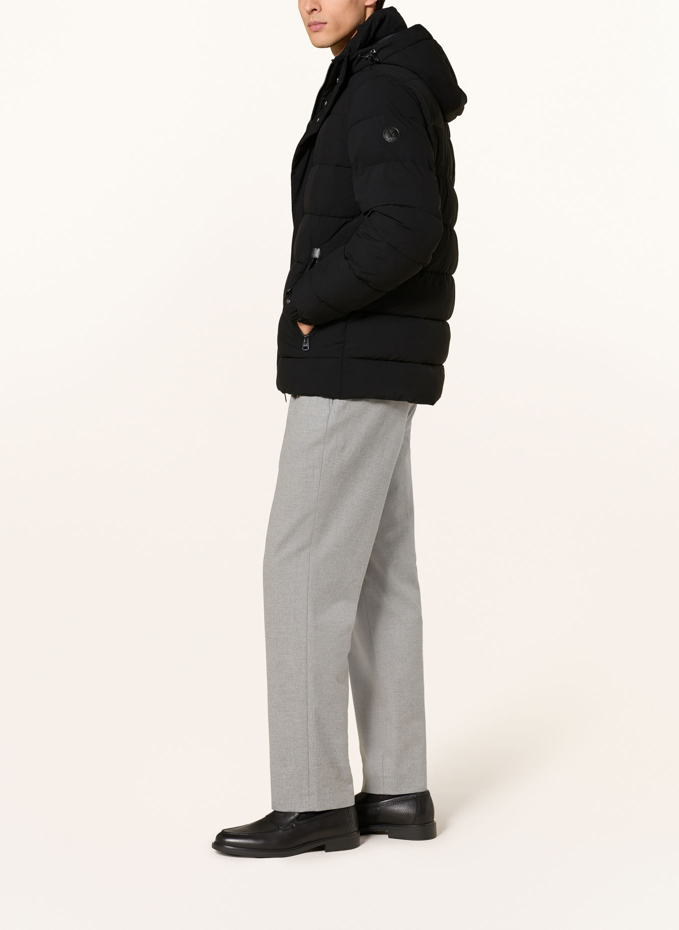 JOOP! DONNAR Quilted Jacket: BLACK
