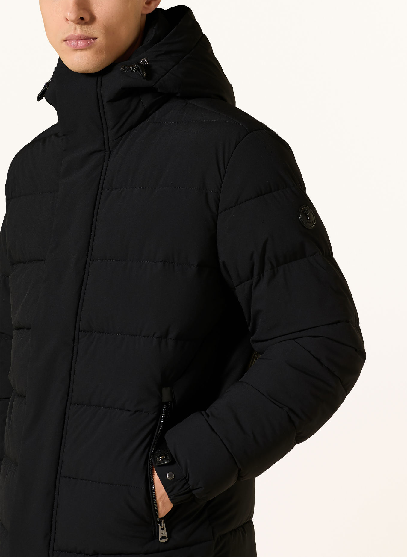 JOOP! DONNAR Quilted Jacket: BLACK