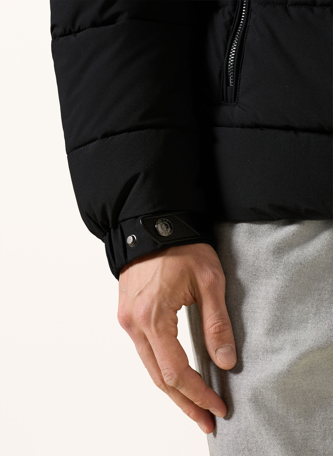 JOOP! DONNAR Quilted Jacket: BLACK