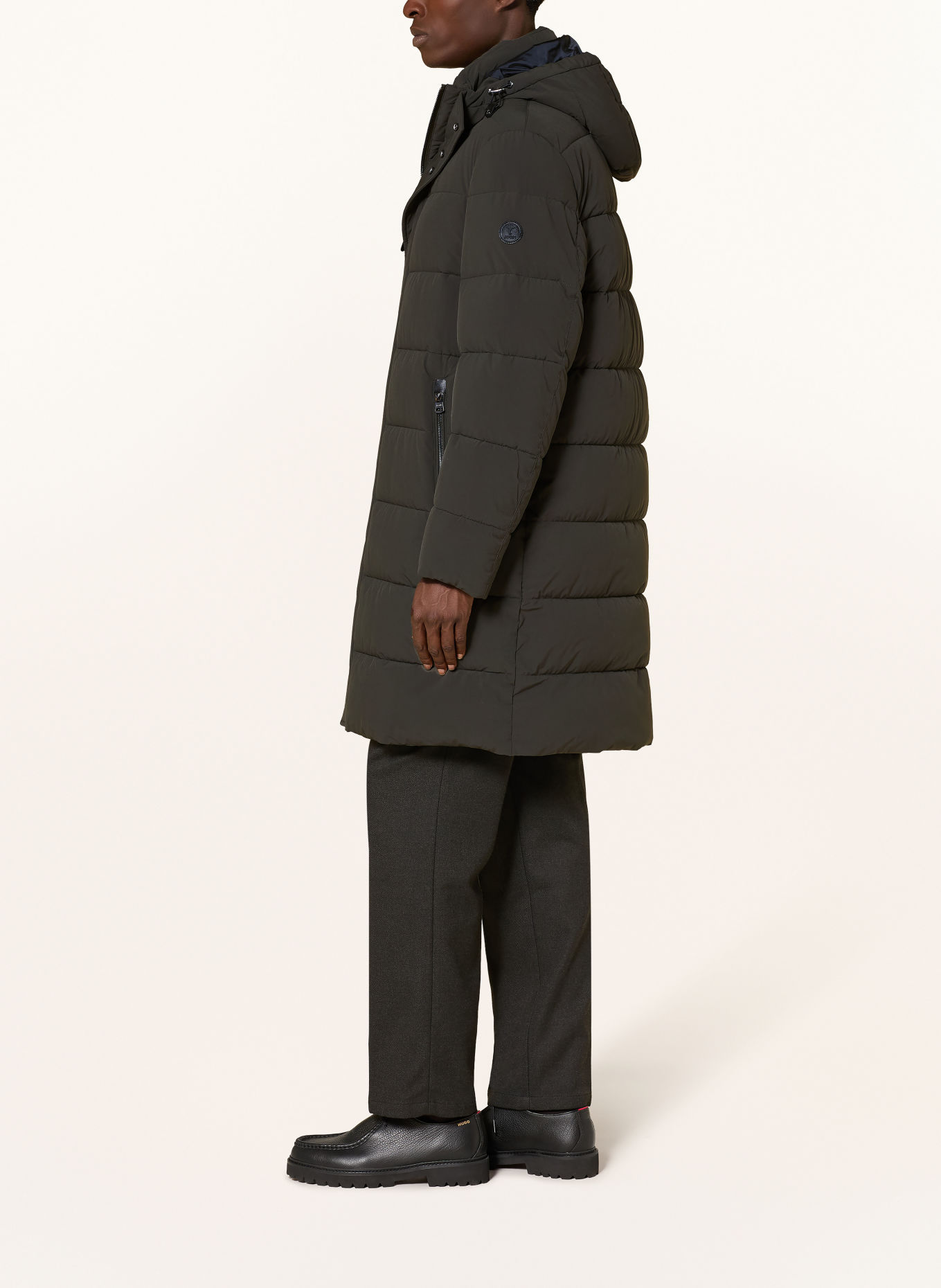 JOOP! WINSTEN Quilted Coat: DARK GREEN