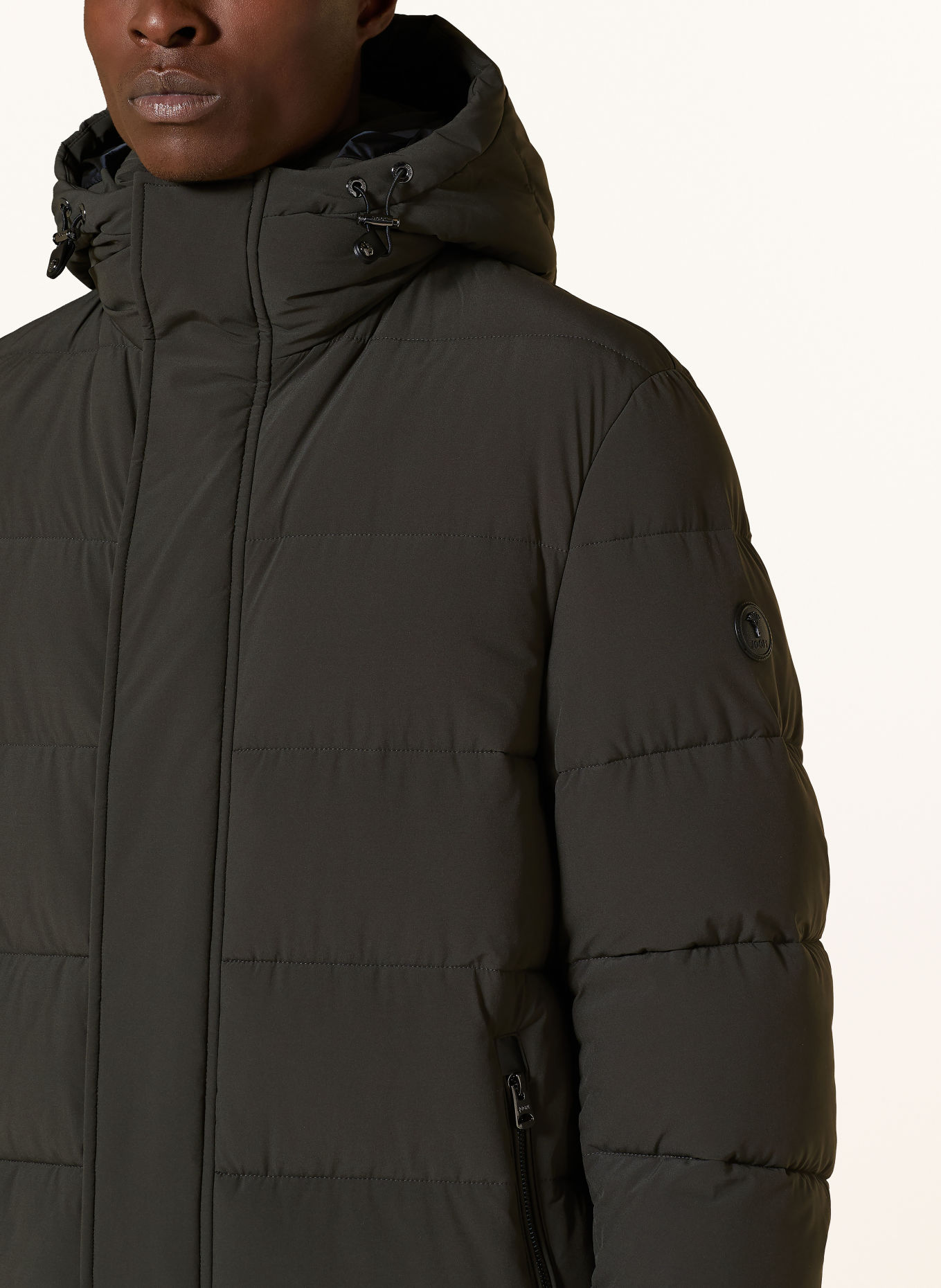 JOOP! WINSTEN Quilted Coat: DARK GREEN