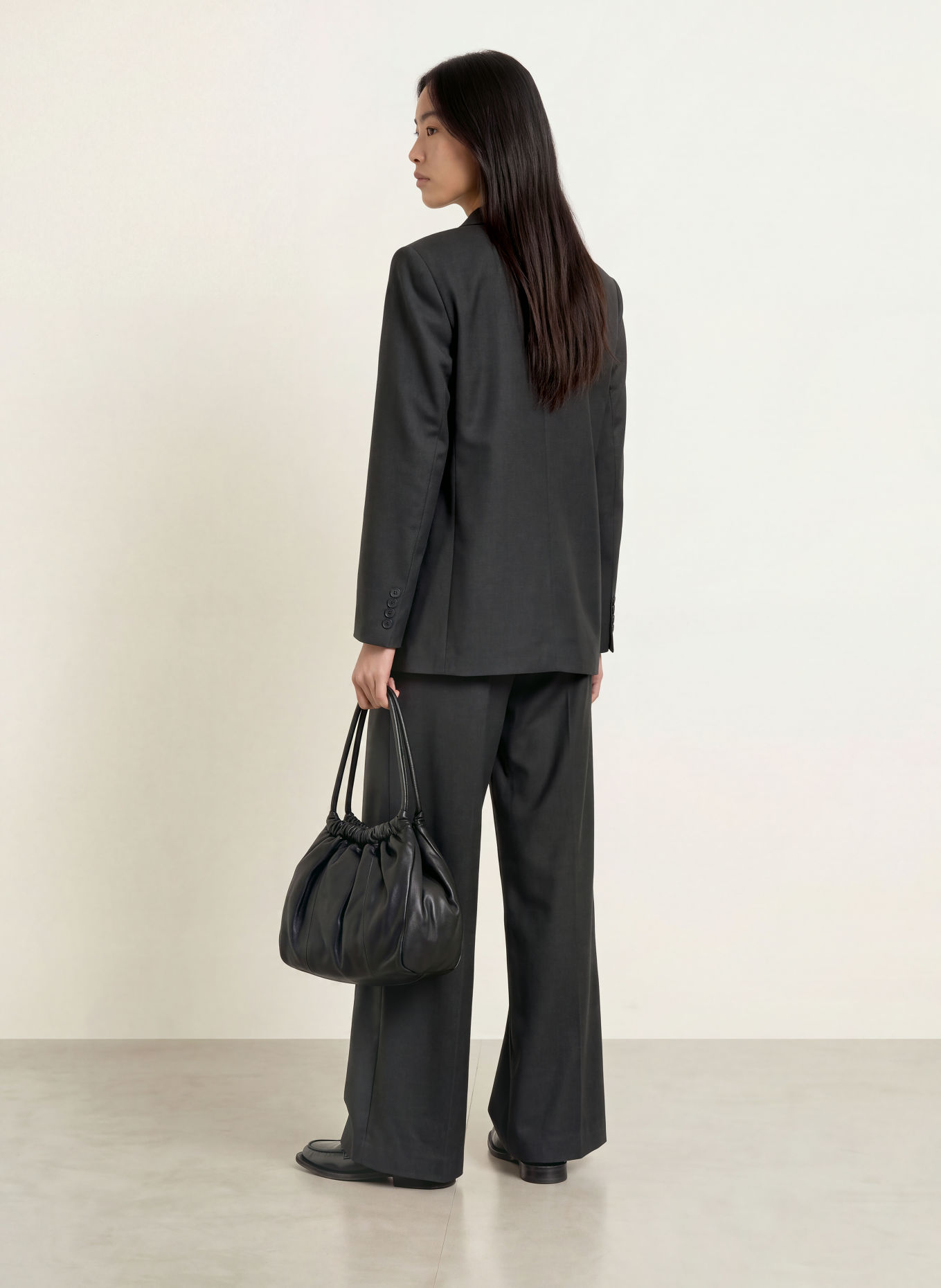 YERSE BARRY Blazer: DARK GRAY