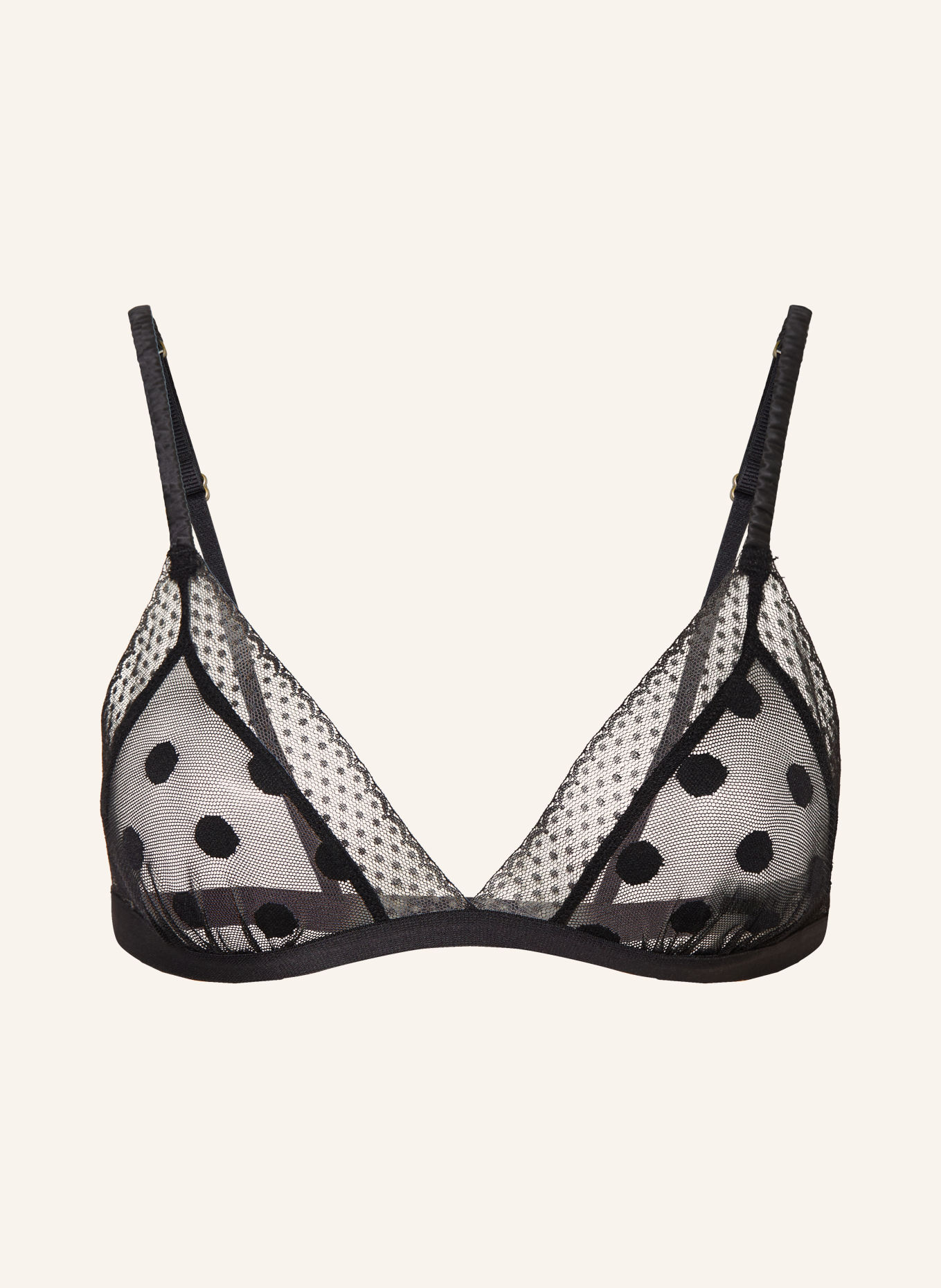 LOVE Stories Soutien-gorge triangle LOVE LACE: NOIR