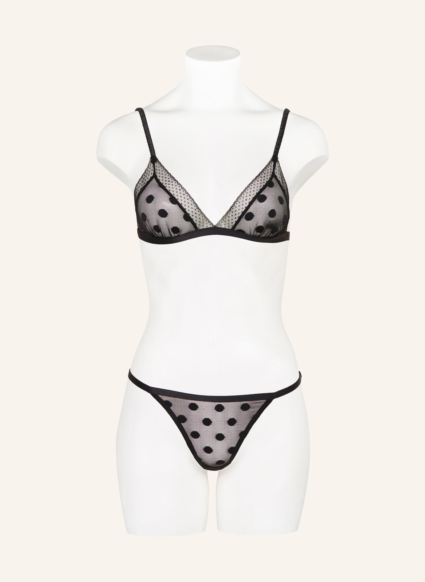 LOVE Stories Soutien-gorge triangle LOVE LACE: NOIR