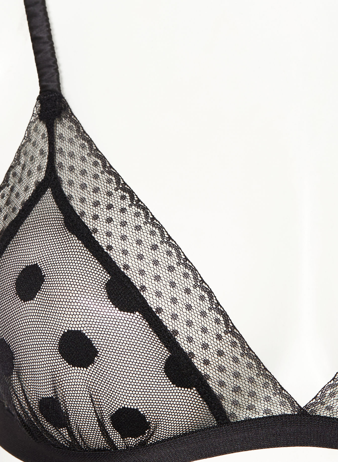 LOVE Stories Soutien-gorge triangle LOVE LACE: NOIR