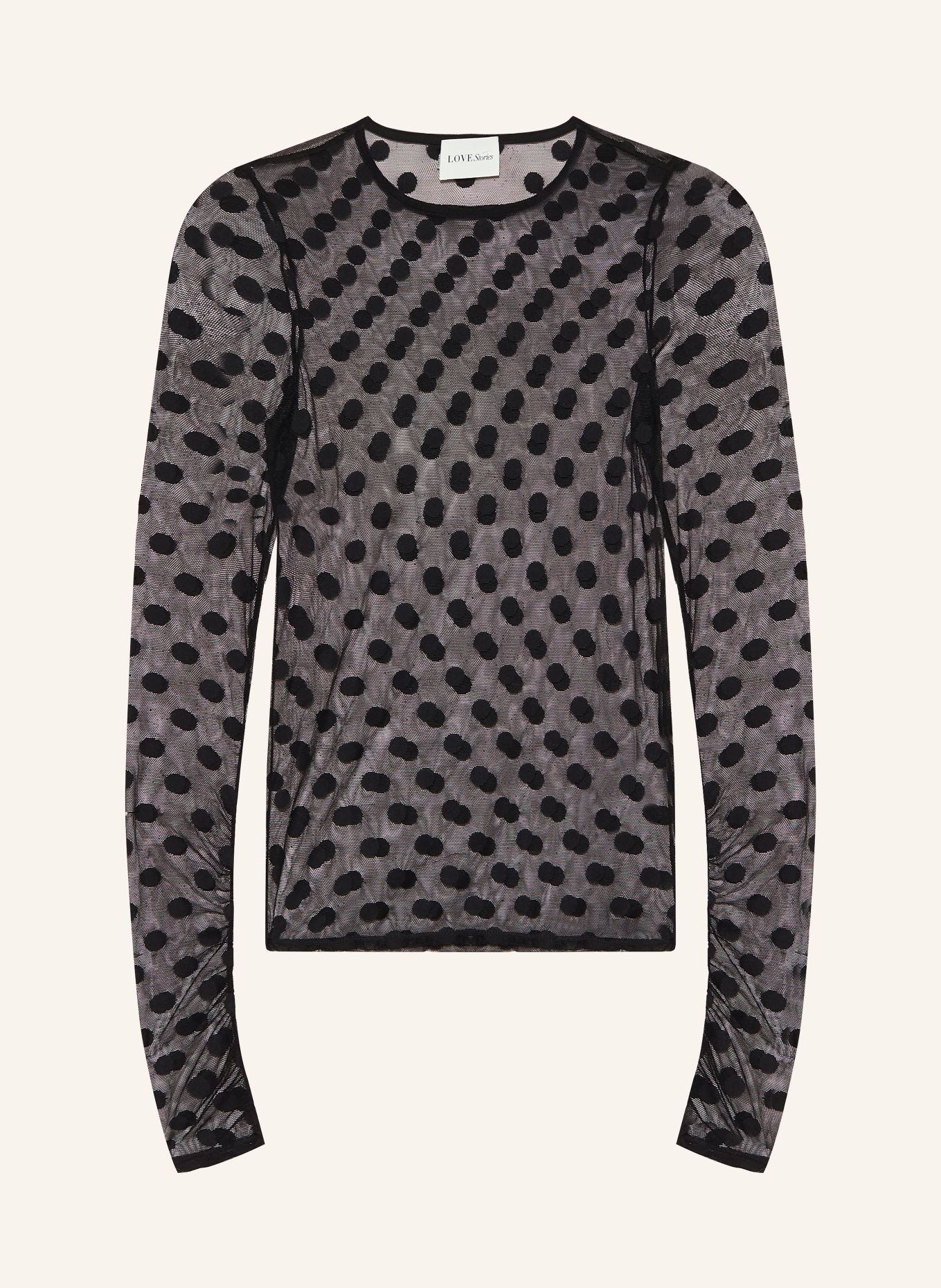 LOVE Stories Haut loungewear ELLE en maille: NOIR